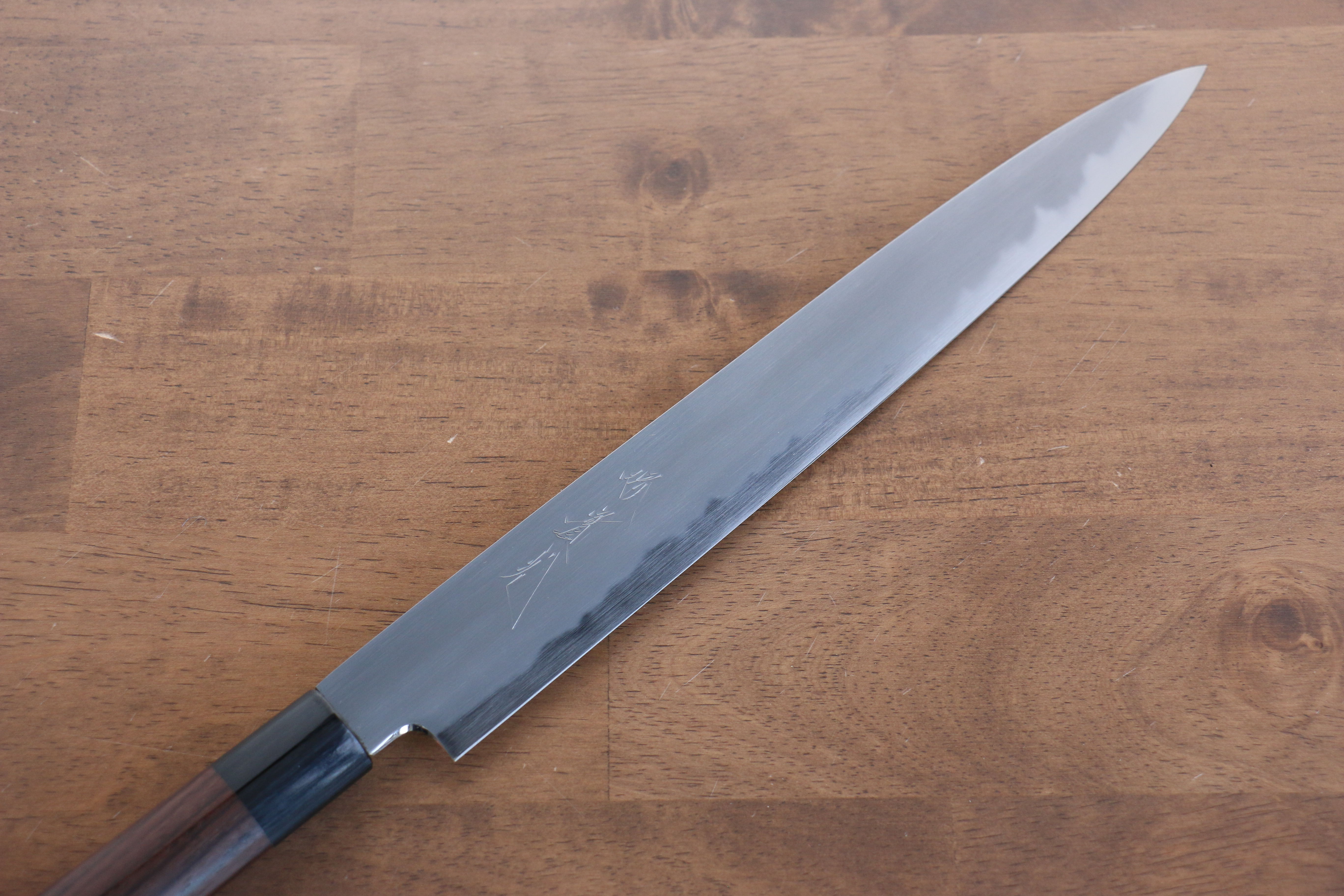Premium Jikko White Steel No.2 Sujihiki 270mm - Japanese Chef Knife with Exquisite Shitan Handle for Slicing Meat, Sushi & Precision Cutting - Perfect for Professional Chefs & Home Cooking Enthusiasts
