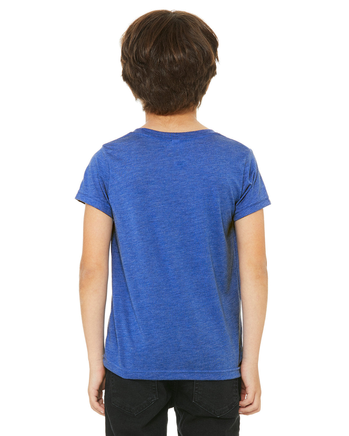 Bella + Canvas 3413Y Youth Tri-Blend Short Sleeve T-Shirt - Soft & Comfortable Kids Tee for School, Sports & Everyday Wear