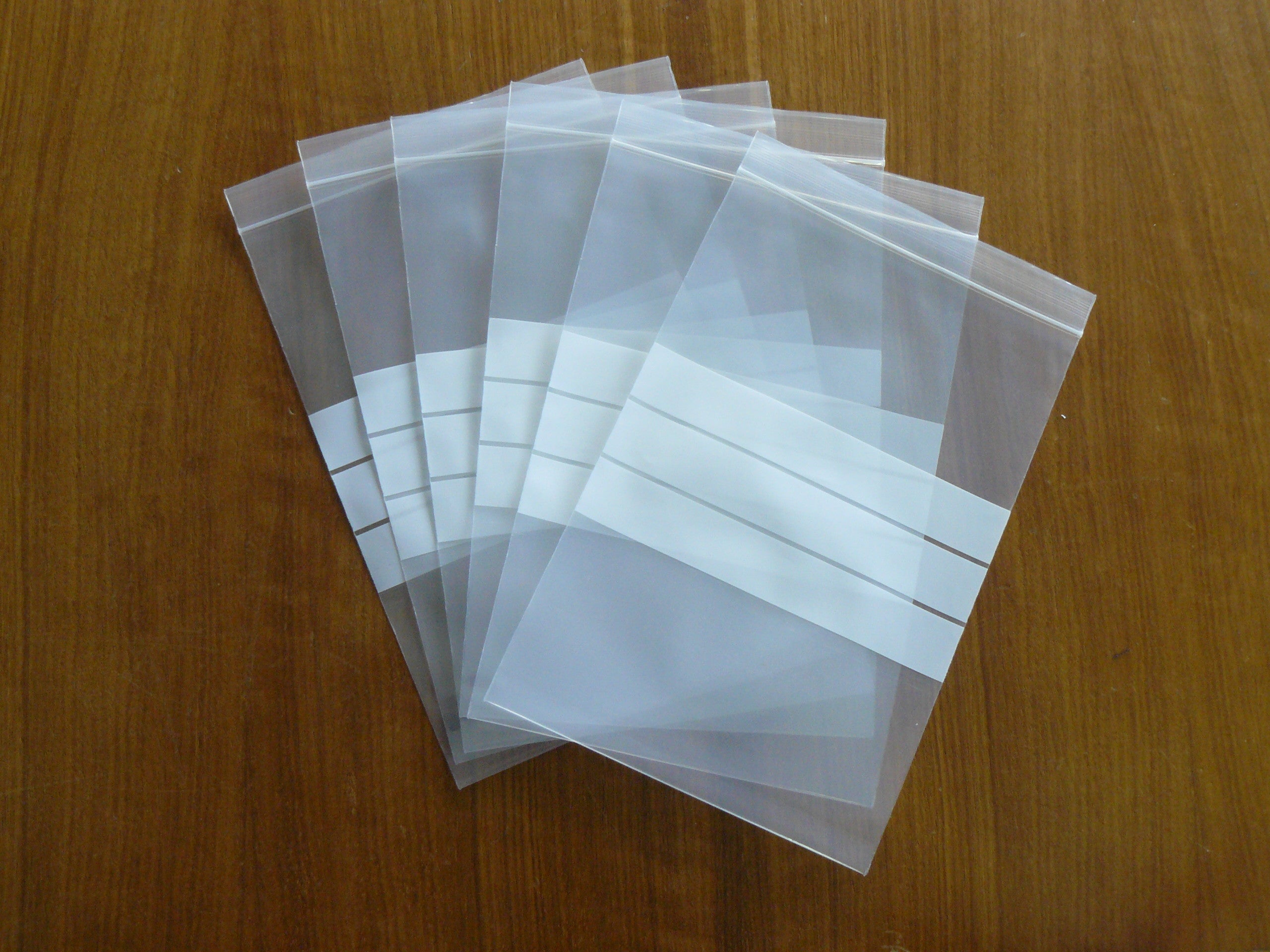 Premium Press Seal Bags with Write-On Panels - 100 Micron Thick | Food Storage, Organizing & Shipping Supplies for Home, Office & Business Use