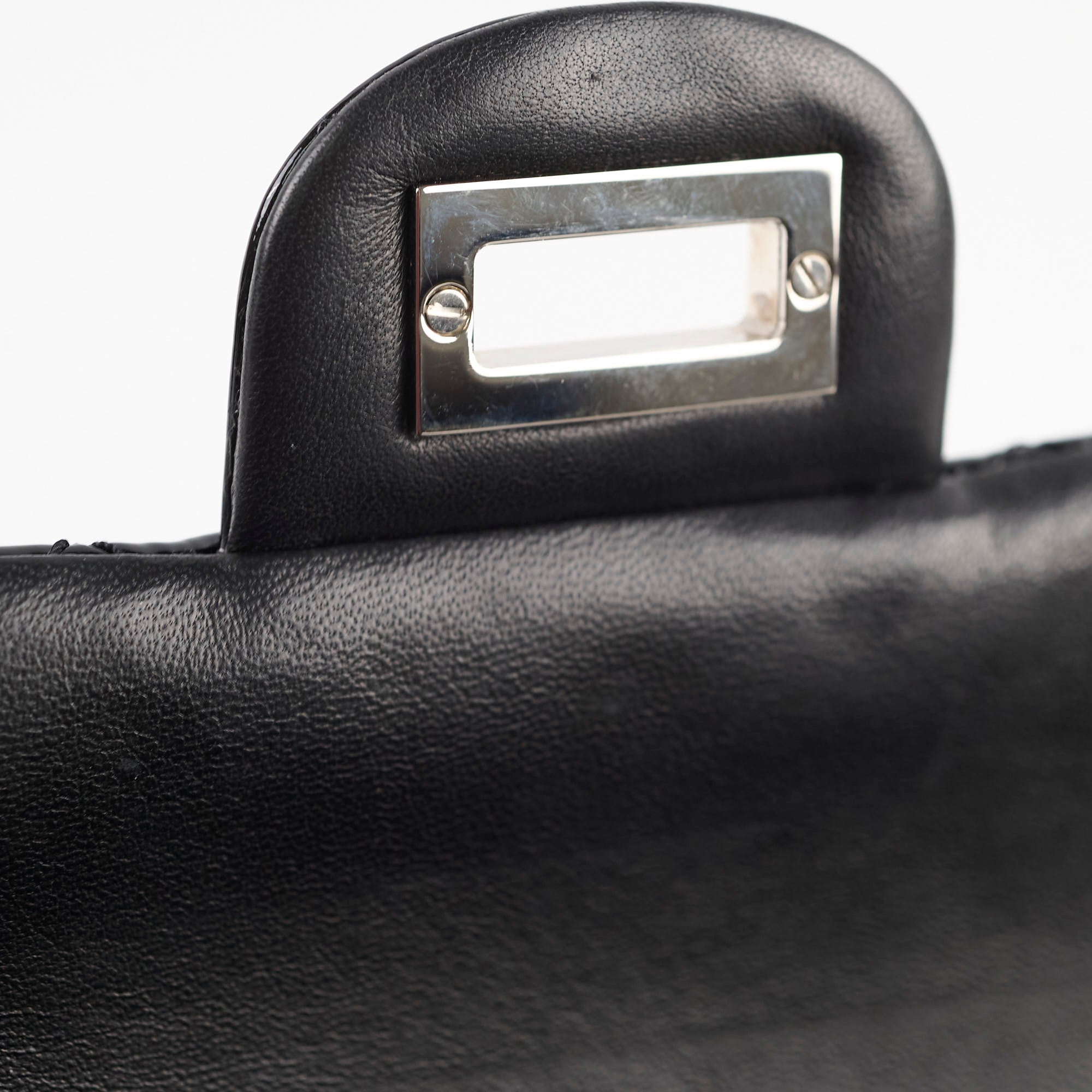 Chanel Reissue 226 Patent Leather Handbag Black with Silver Hardware - Luxury Crossbody Bag for Women, Perfect for Evening Events & Date Nights