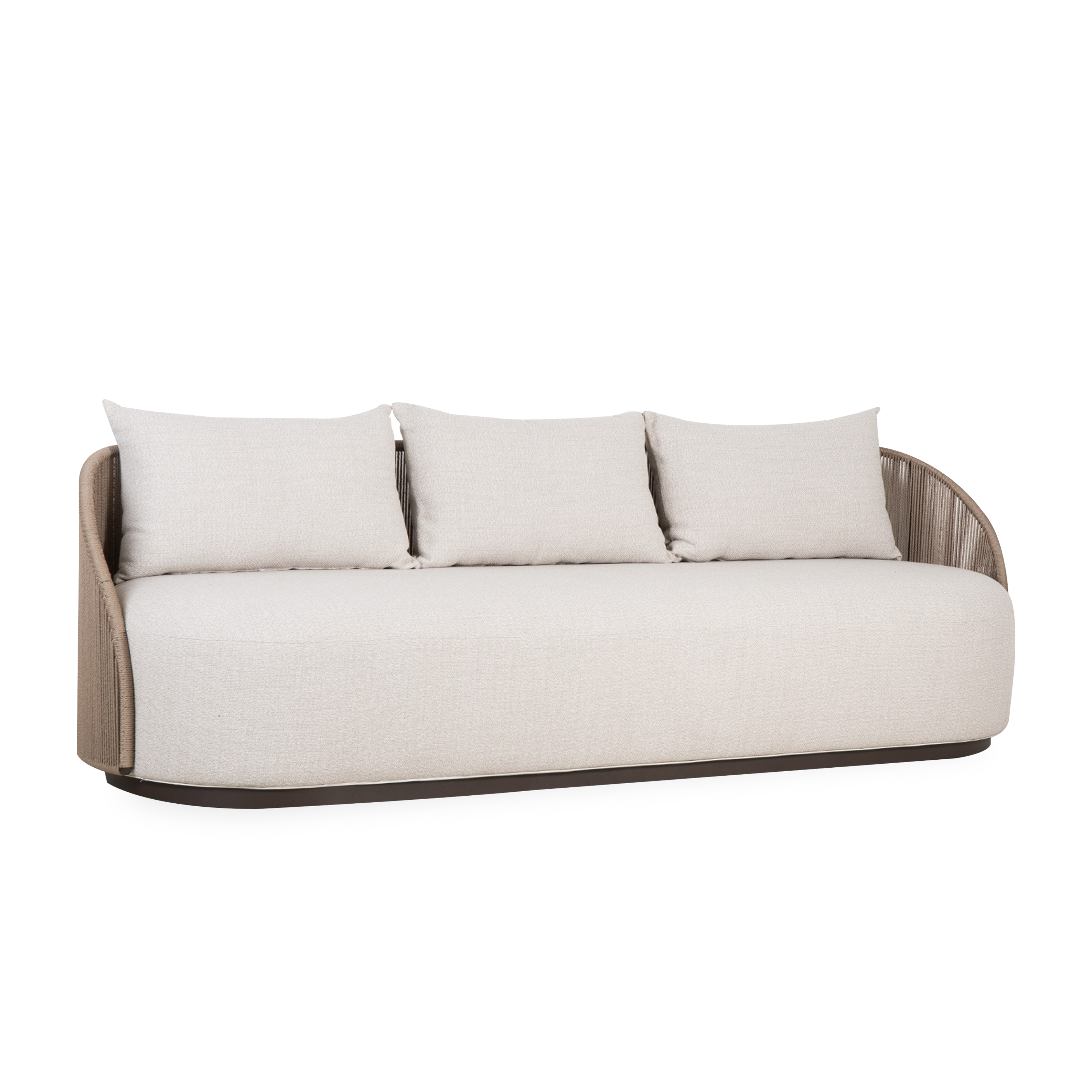 Milan Sofa - Modern 3-Seater Fabric Couch for Living Room, Comfortable & Stylish Home Furniture - Perfect for Lounging, Entertaining, and Family Gatherings