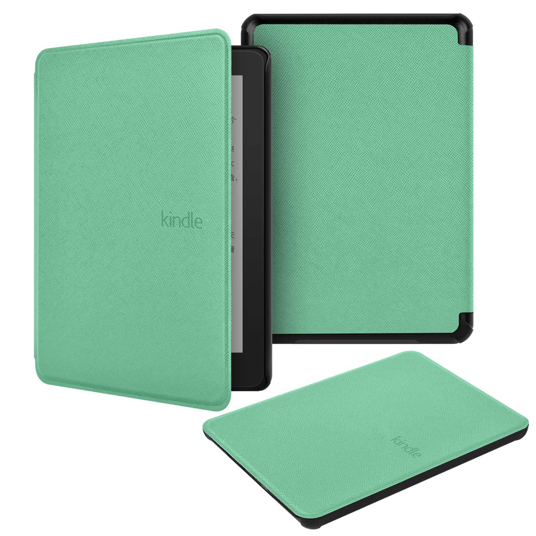 GUKSRASO Slim Lightweight Case for Kindle 11th Generation (2022 Release) - 6 Inch Protective Cover with Auto Sleep/Wake Feature - Mint Green - Perfect for Reading at Home, Travel & Daily Commute