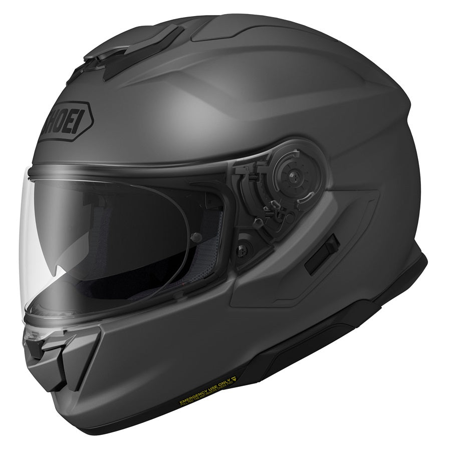 Shoei GT Air 3 Motorcycle Helmet - Matte Deep Grey - DOT & ECE Certified - Lightweight Full Face Helmet for Men & Women - Perfect for Street Riding, Touring & Commuting