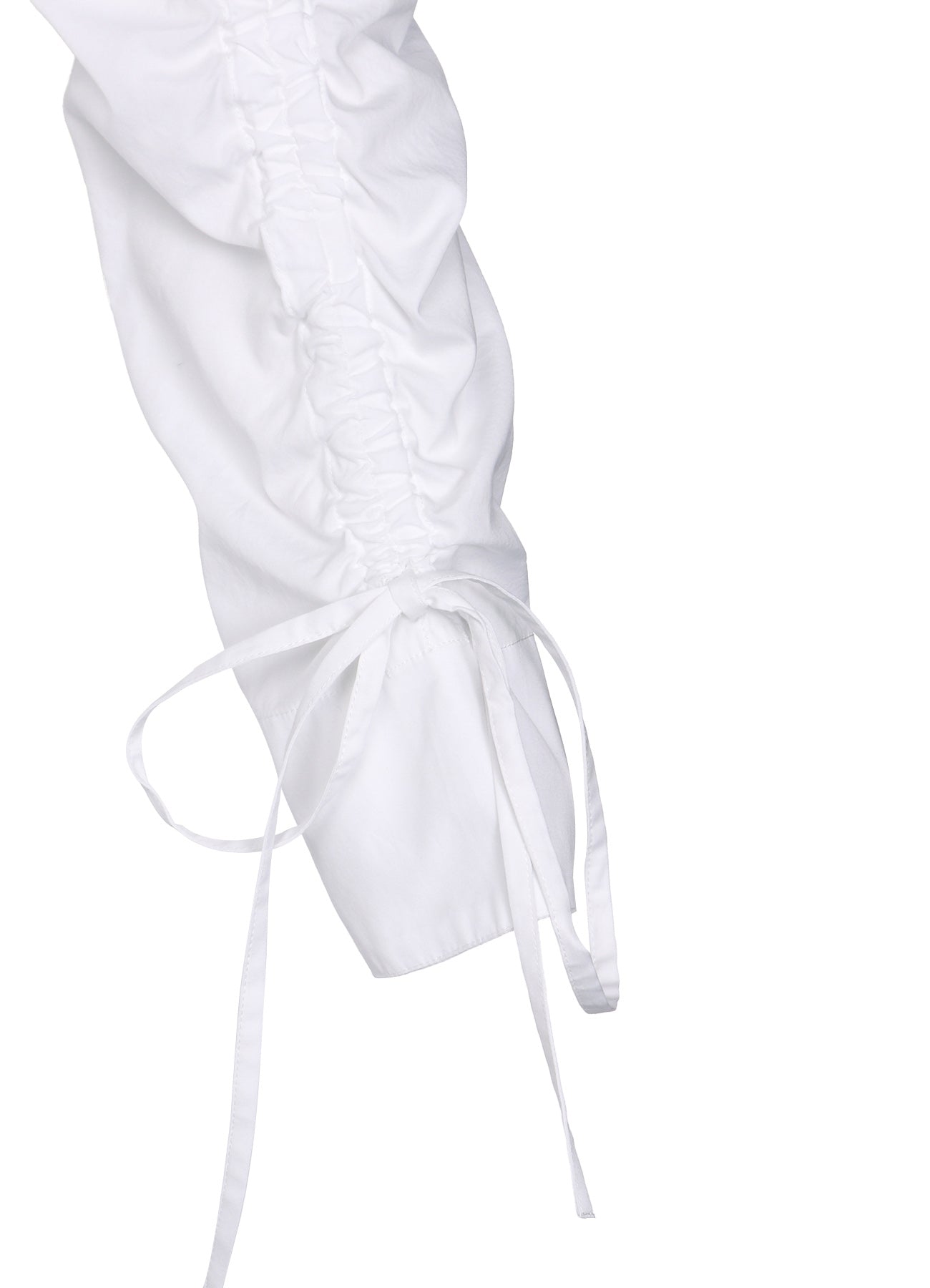 Oversized Long Cotton Broadcloth Shirt with Gathered Strings - Casual Loose Fit Button Down Tunic Top for Women | Perfect for Layering, Beach Cover-Up & Boho Outfits