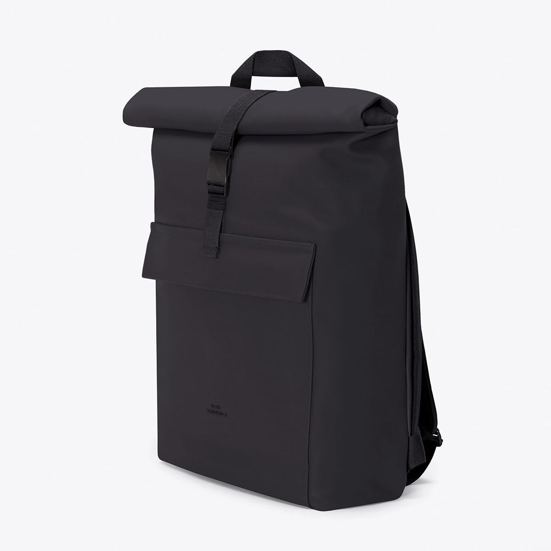 Ucon Acrobatics Jannik Medium Black Backpack - Stylish & Durable for Travel, Work & School | Water-Resistant & Spacious Design
