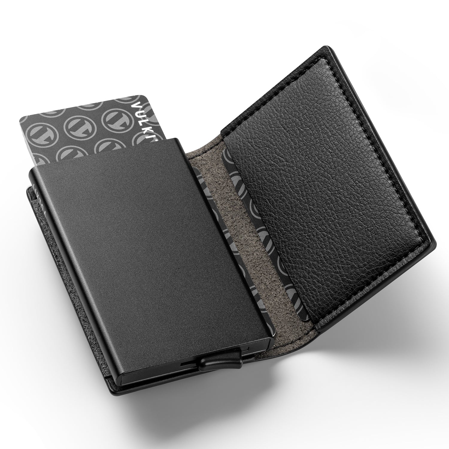 VC201 Slim Aluminum Card Holder with Back Slot - RFID Blocking Wallet for Credit Cards & IDs - Perfect for Travel, Business, and Everyday Use