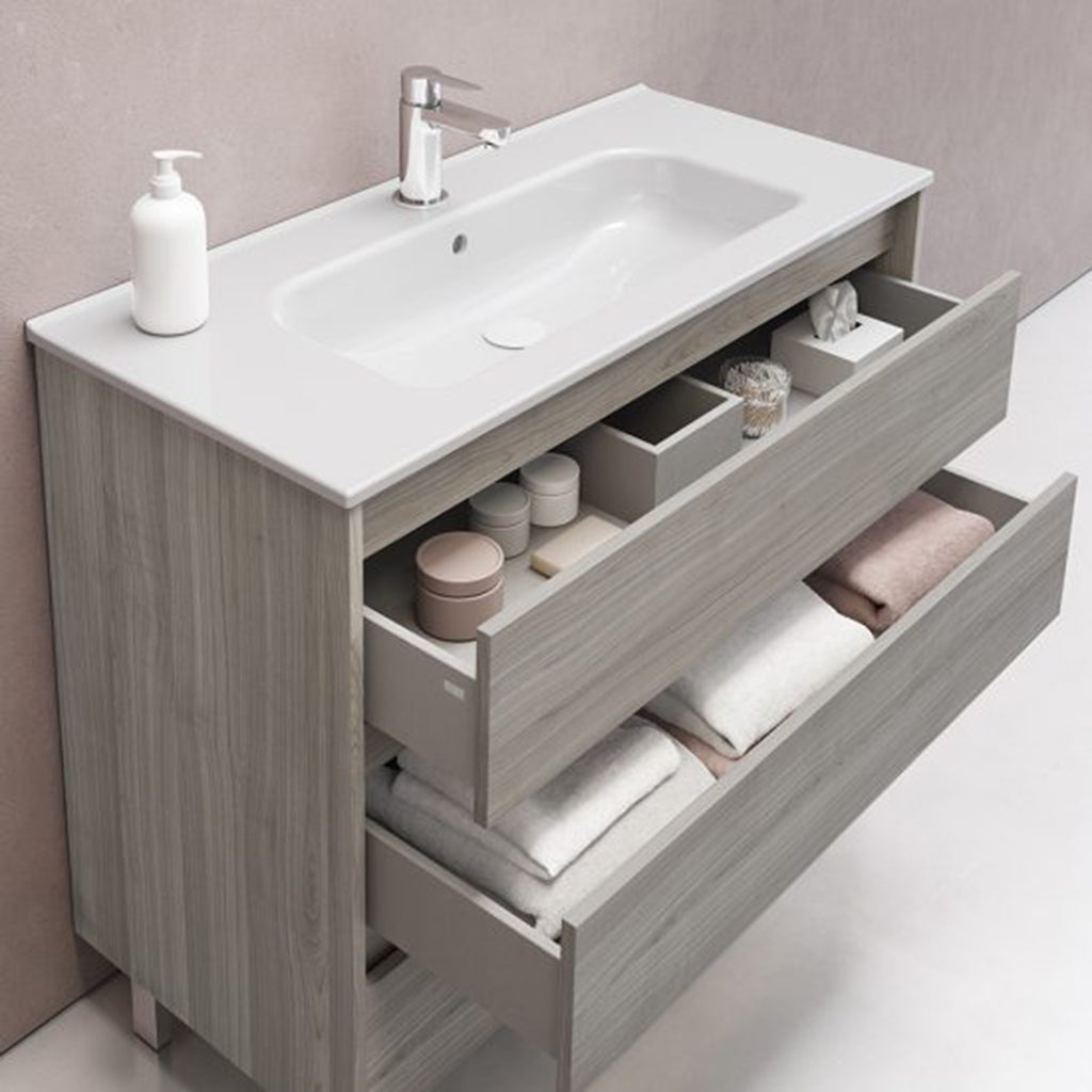 Enzo Single Integrated Vanity Sink - 24