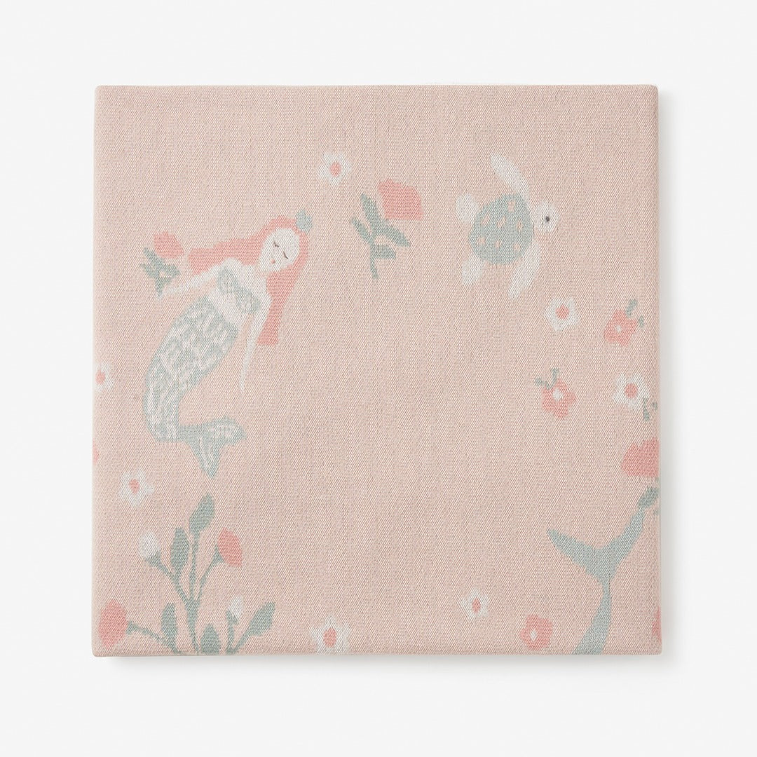 Soft Mermaid Sea Magic Cotton Knit Baby Blanket - Breathable & Cozy for Newborns, Infants & Toddlers - Perfect for Nursery, Stroller, Swaddling & Photo Shoots