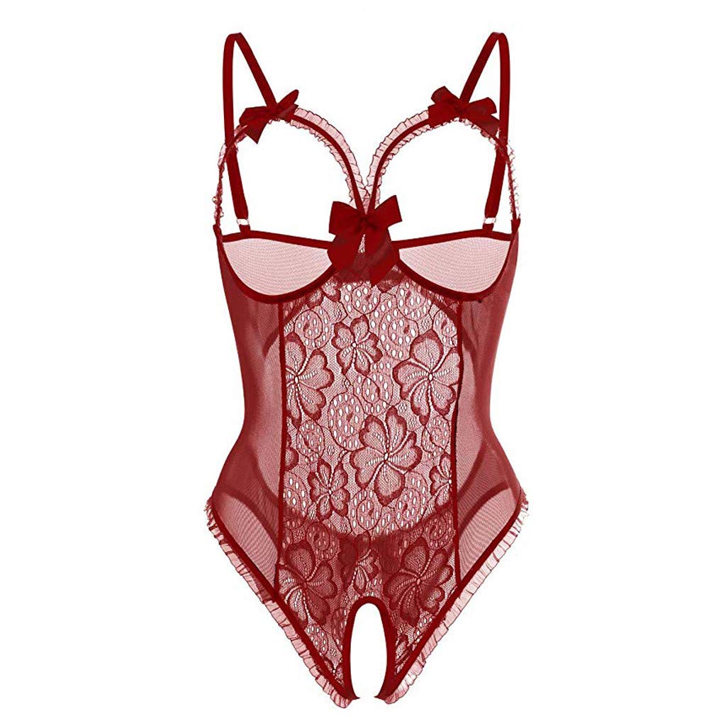 Sexy Lace Lingerie Set for Women - Viviplus Silver Sheer Underwear with Fashionable Design | Perfect for Valentine's Day, Bridal Shower & Romantic Nights