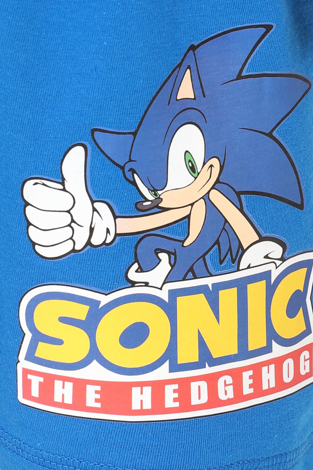 Sonic the Hedgehog Let's Do This Gamer Cotton Pajamas for Boys - Soft & Comfortable White Sleepwear for Kids, Gaming & Sleepovers