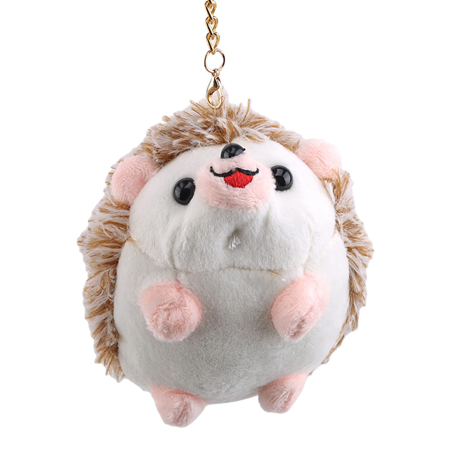 Adorable Hedgehog Plush Keychain - Soft Cute Keyring Pendant for Keys, Wallets & Backpacks | Perfect Gift for Animal Lovers & Kawaii Accessories Collection