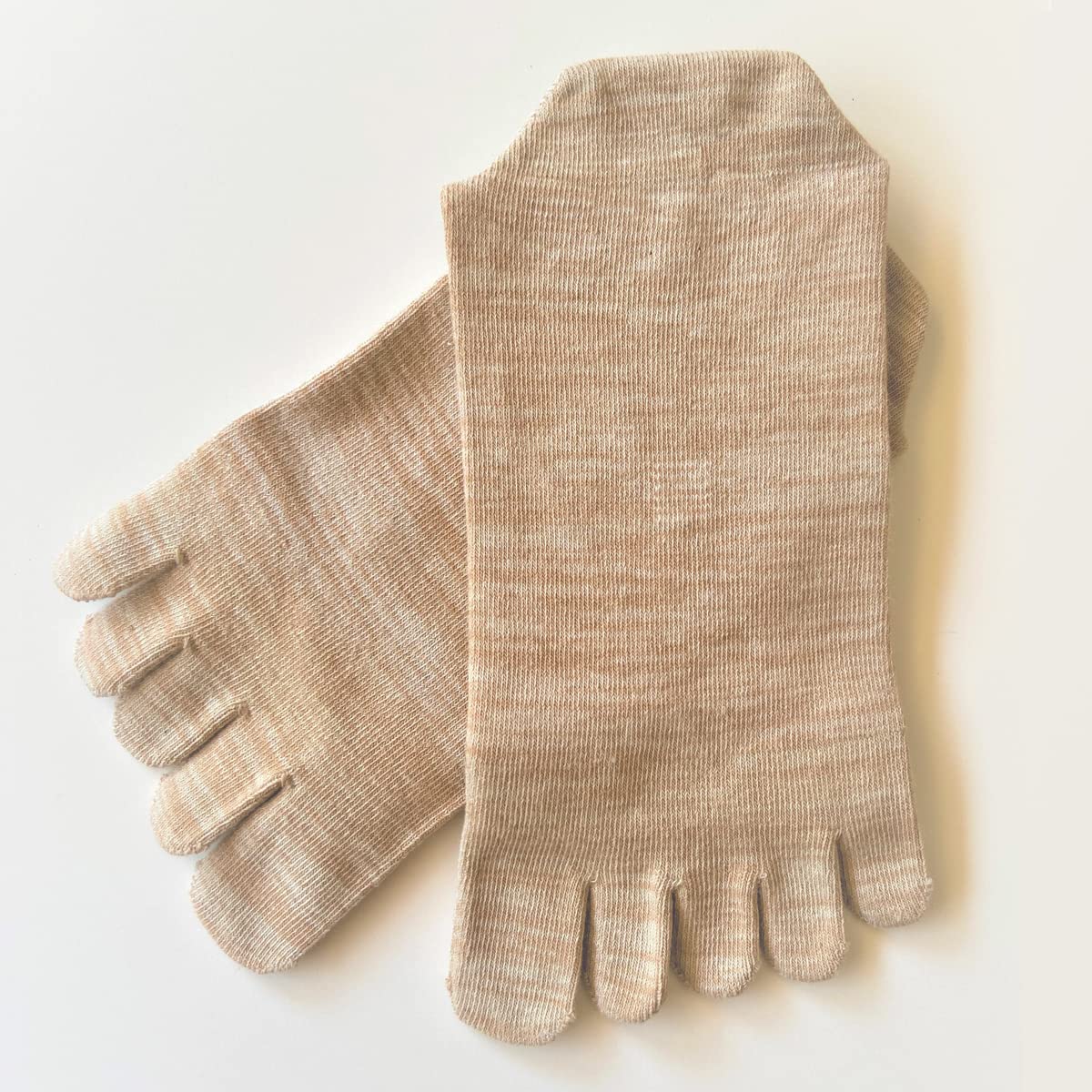 Breathable Organic Cotton Toe Socks for Men - Split Toe Design for Athletic Performance, Bunion Relief & Foot Alignment - Perfect for Running, Yoga & Post-Workout Recovery