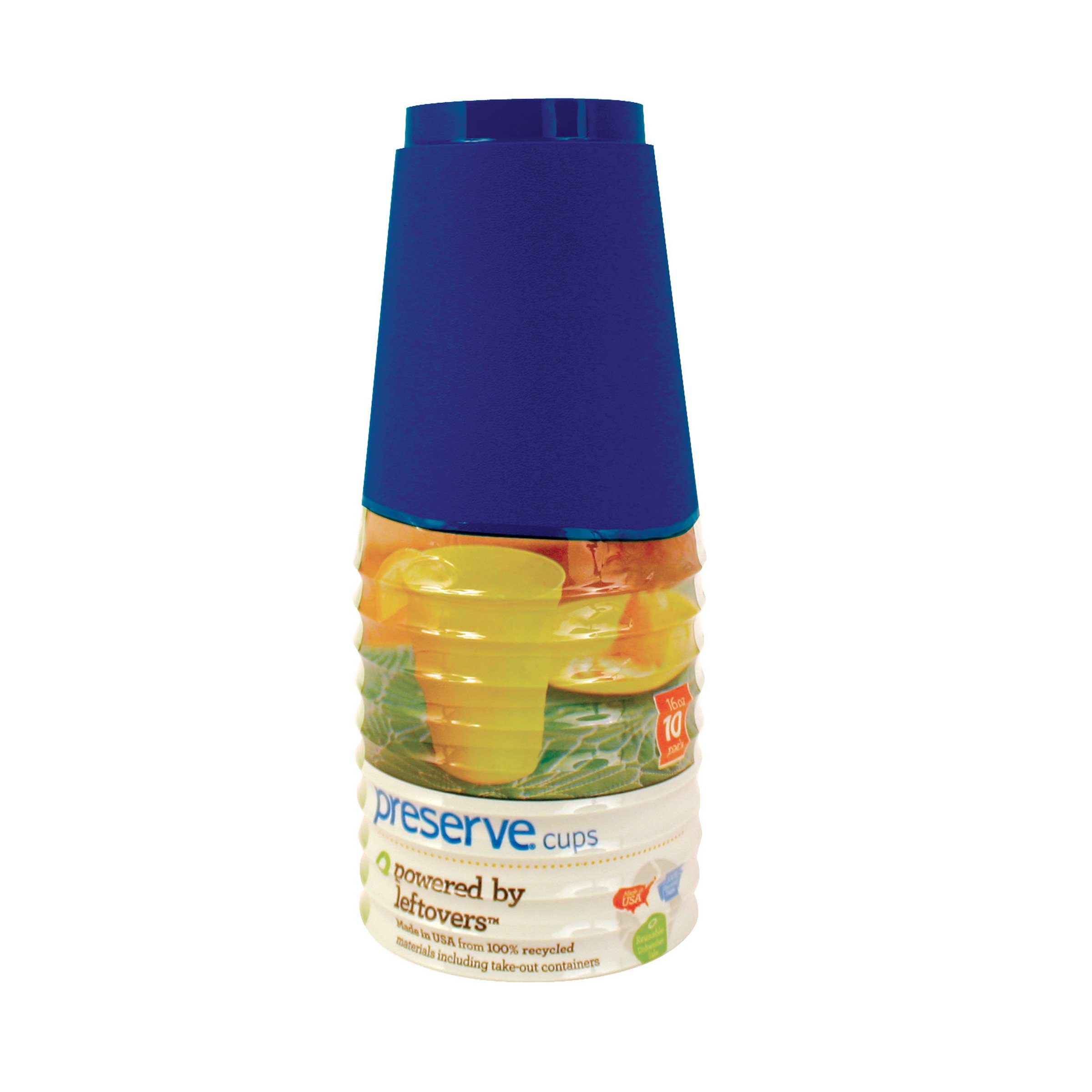 16oz Preserve On-the-Go Reusable Cups - BPA-Free Eco-Friendly Kitchenware in Midnight Blue | Perfect for Coffee, Smoothies, and Outdoor Activities