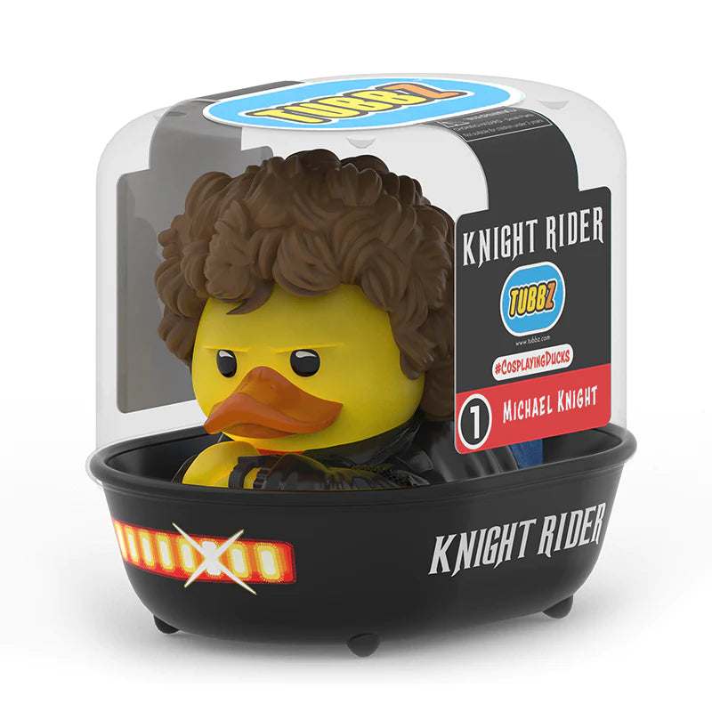 Knight Rider Michael Knight Tubbz Cosplay Duck Collectible Figure - Perfect Gift for TV Show Fans & Collectors
