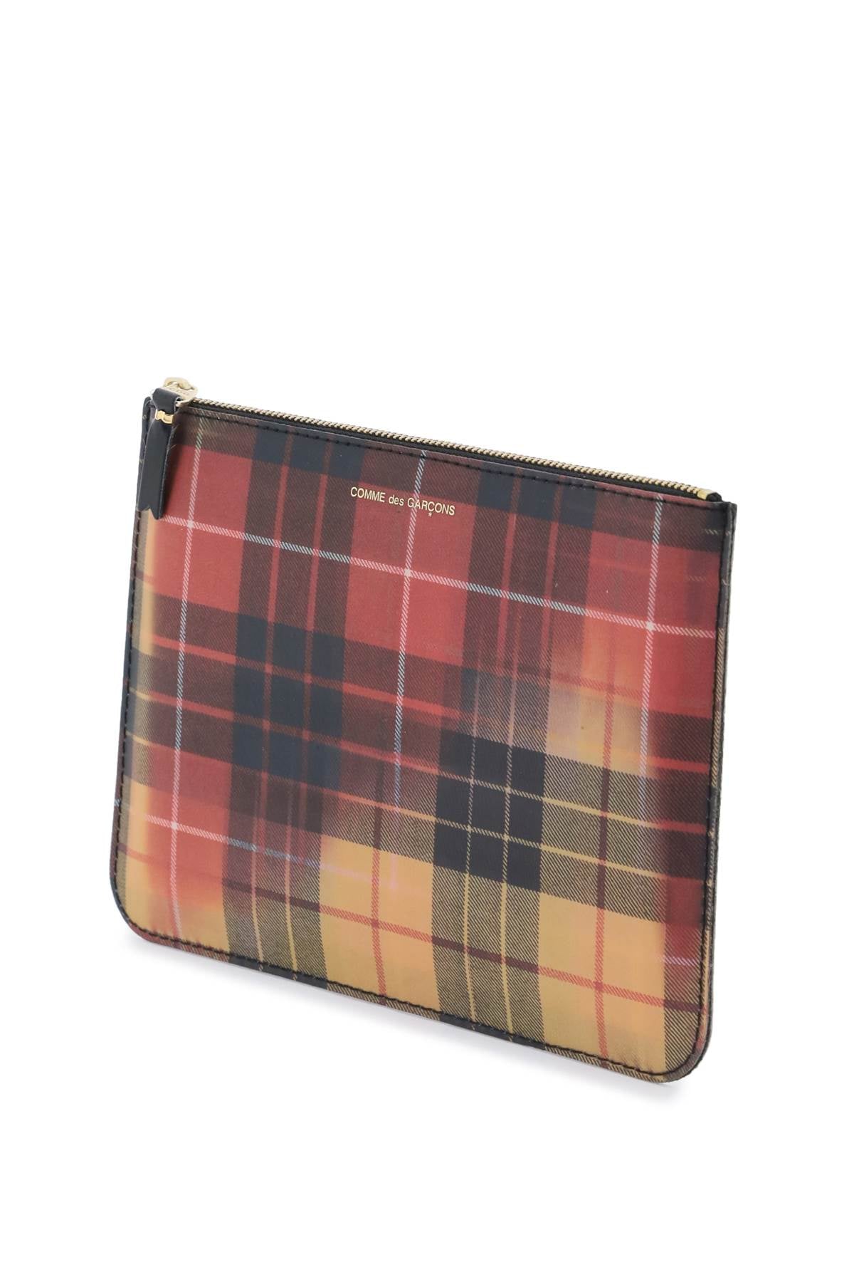 Comme des Garcons Lenticular Effect Wallet Pouch - Stylish RFID Blocking Card Holder for Everyday Use & Travel