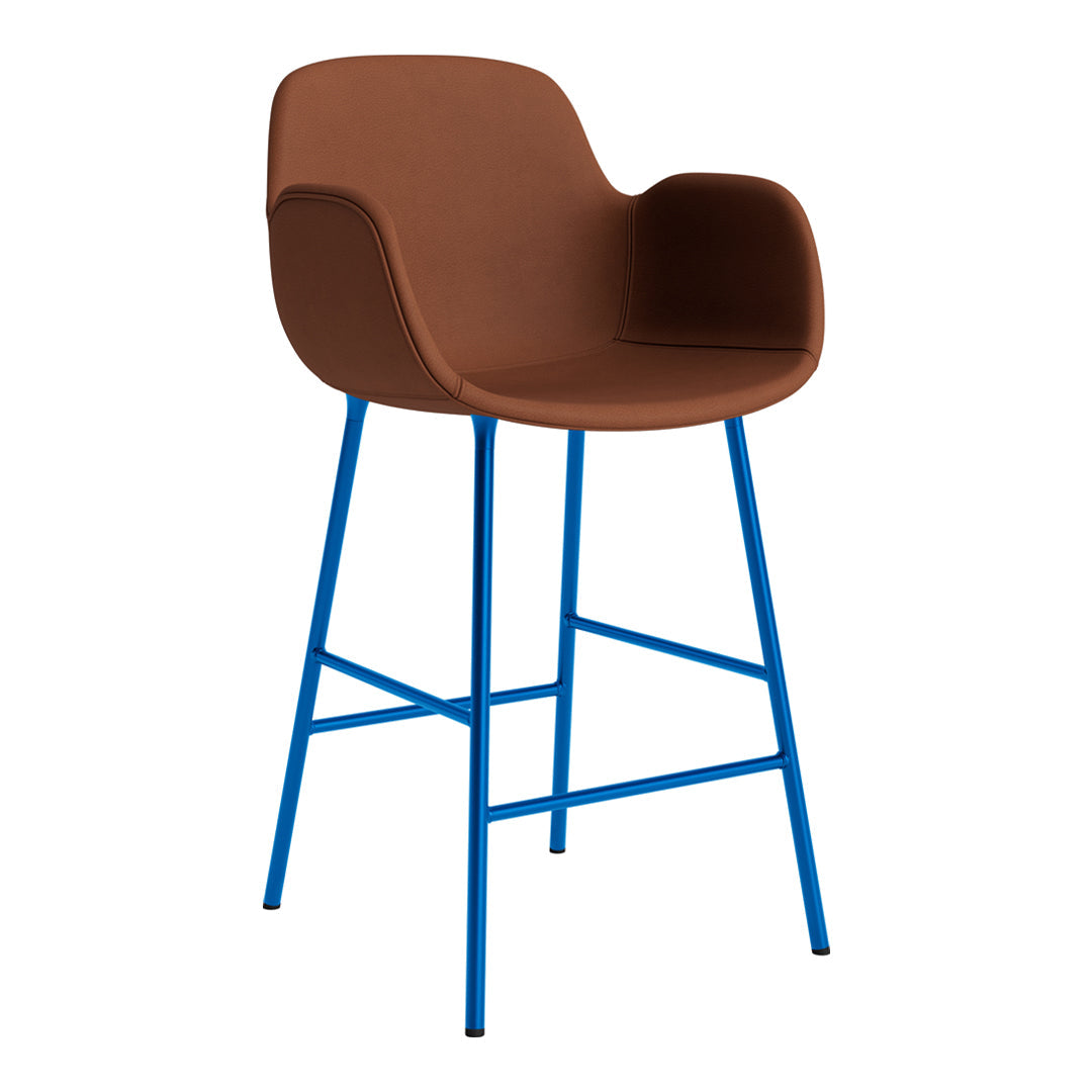 Stylish Fully Upholstered Form Counter Armchair - Perfect for Kitchen Islands, Breakfast Bars & Home Dining Areas