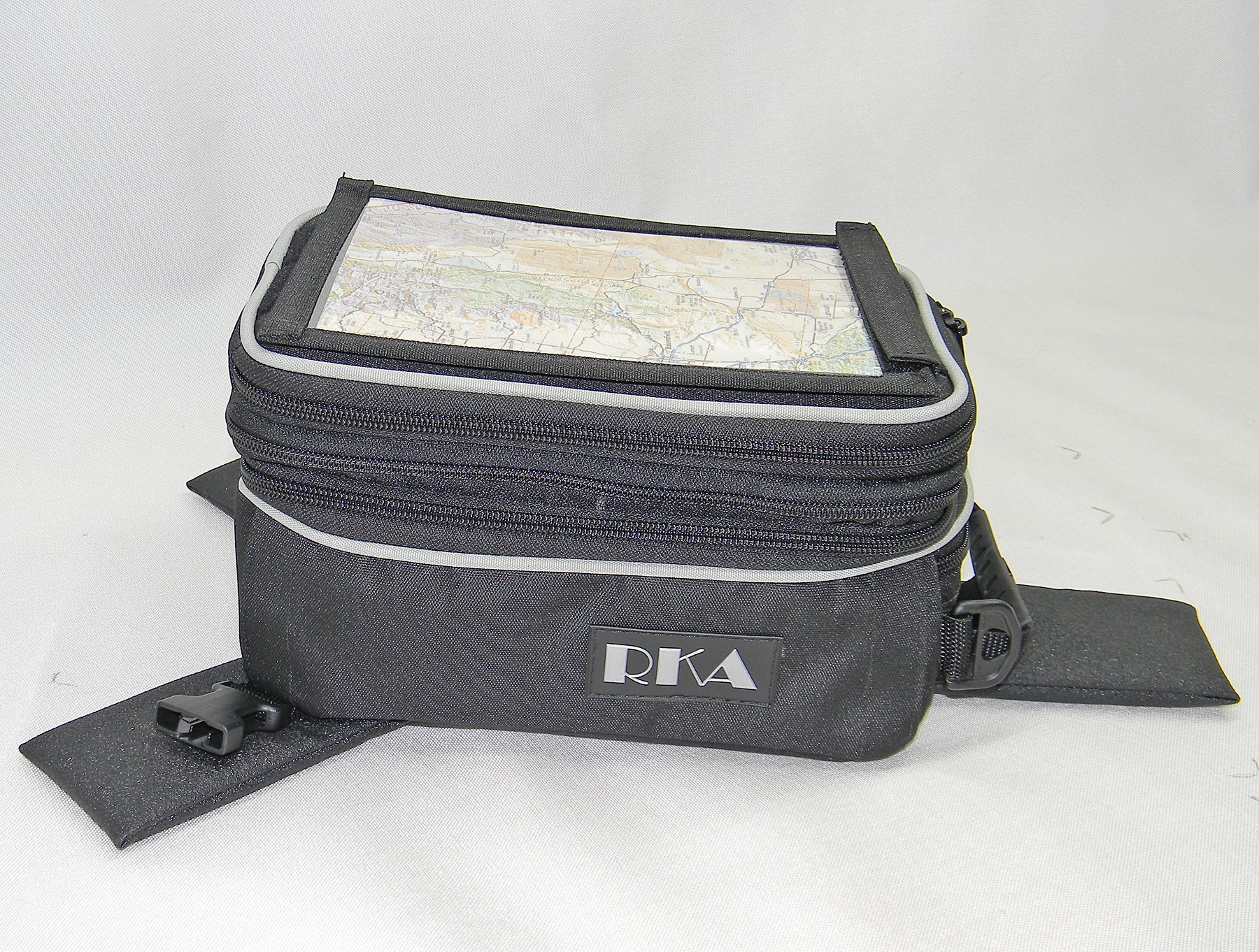RKA Motorcycle Tank Bag 10L Expandable - Waterproof Mini Sport Luggage for Harley, BMW, Ducati - Perfect for Commuting & Road Trips
