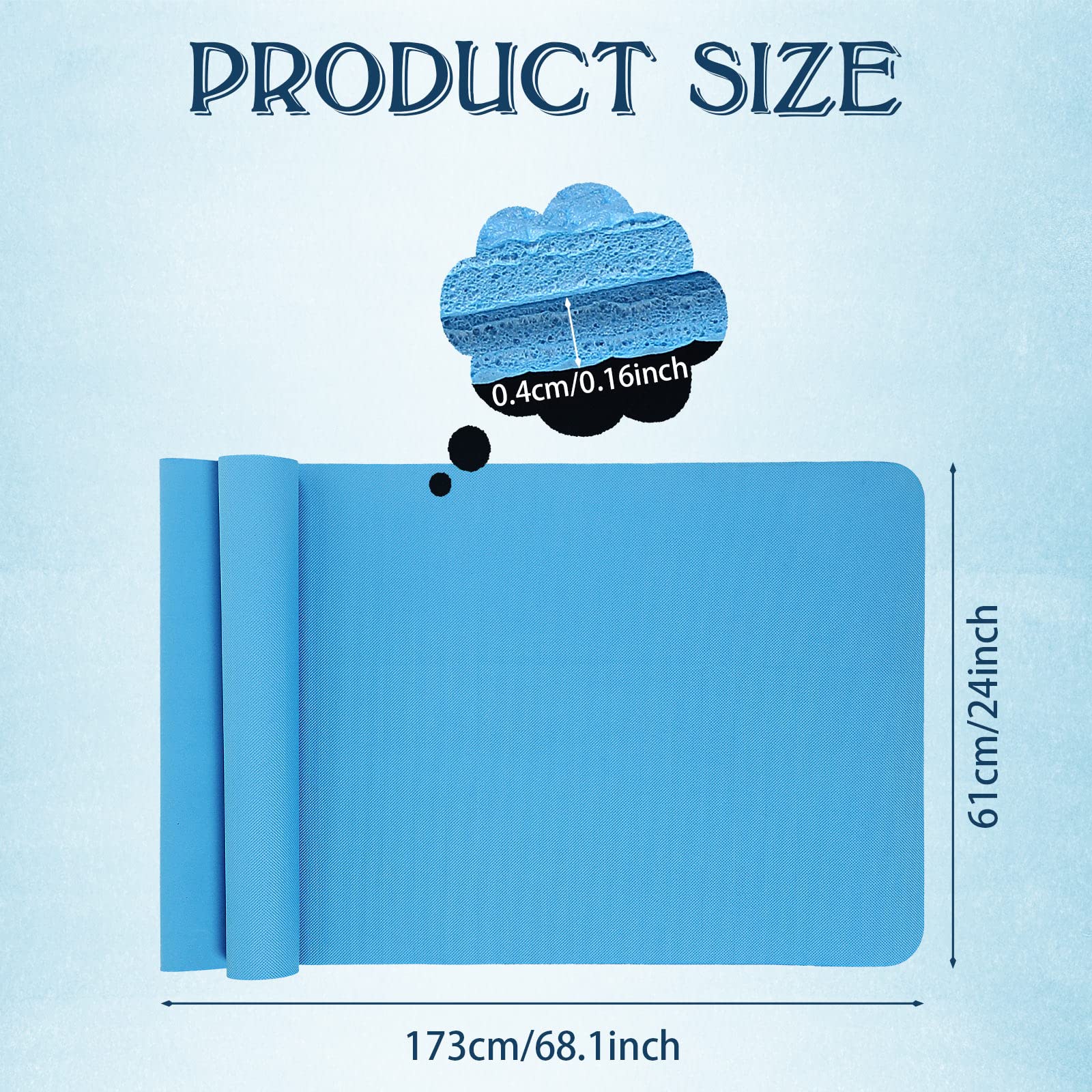 10 Pack Non-Slip Yoga Mats Bulk - 68