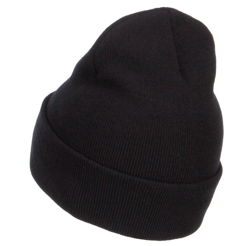 Mini Rose Embroidered Long Beanie for Women - Soft Winter Knit Hat with Floral Design - Perfect for Cold Weather, Outdoor Activities & Fashion Accessories
