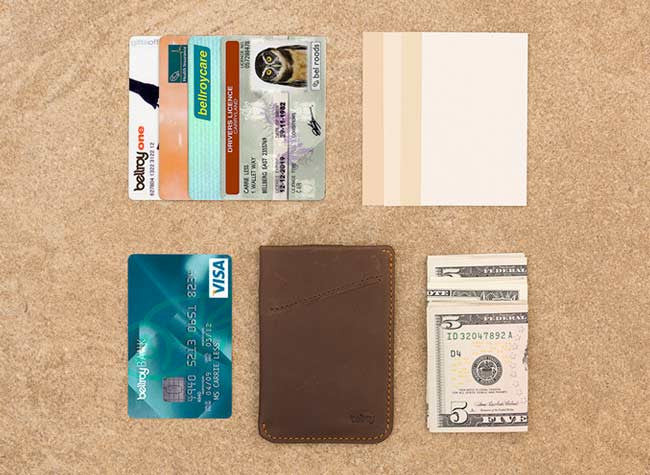Bellroy Slim Card Sleeve Wallet - RFID Blocking Minimalist Wallet for Men & Women - Perfect for Travel, Everyday Carry & Business Cards