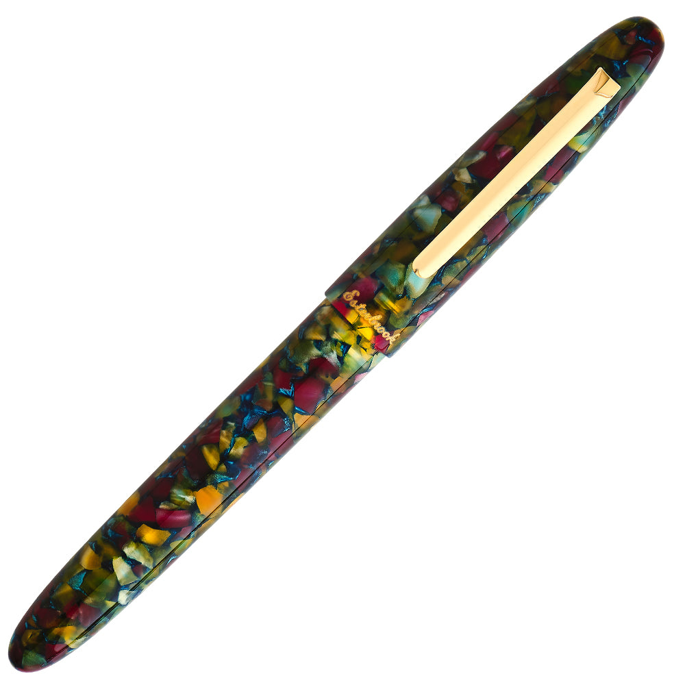 Esterbrook Estie Fountain Pen - Botanical Gardens Gold Trim - Premium Writing Instrument for Calligraphy, Journaling & Gifting - Elegant Office & Home Use