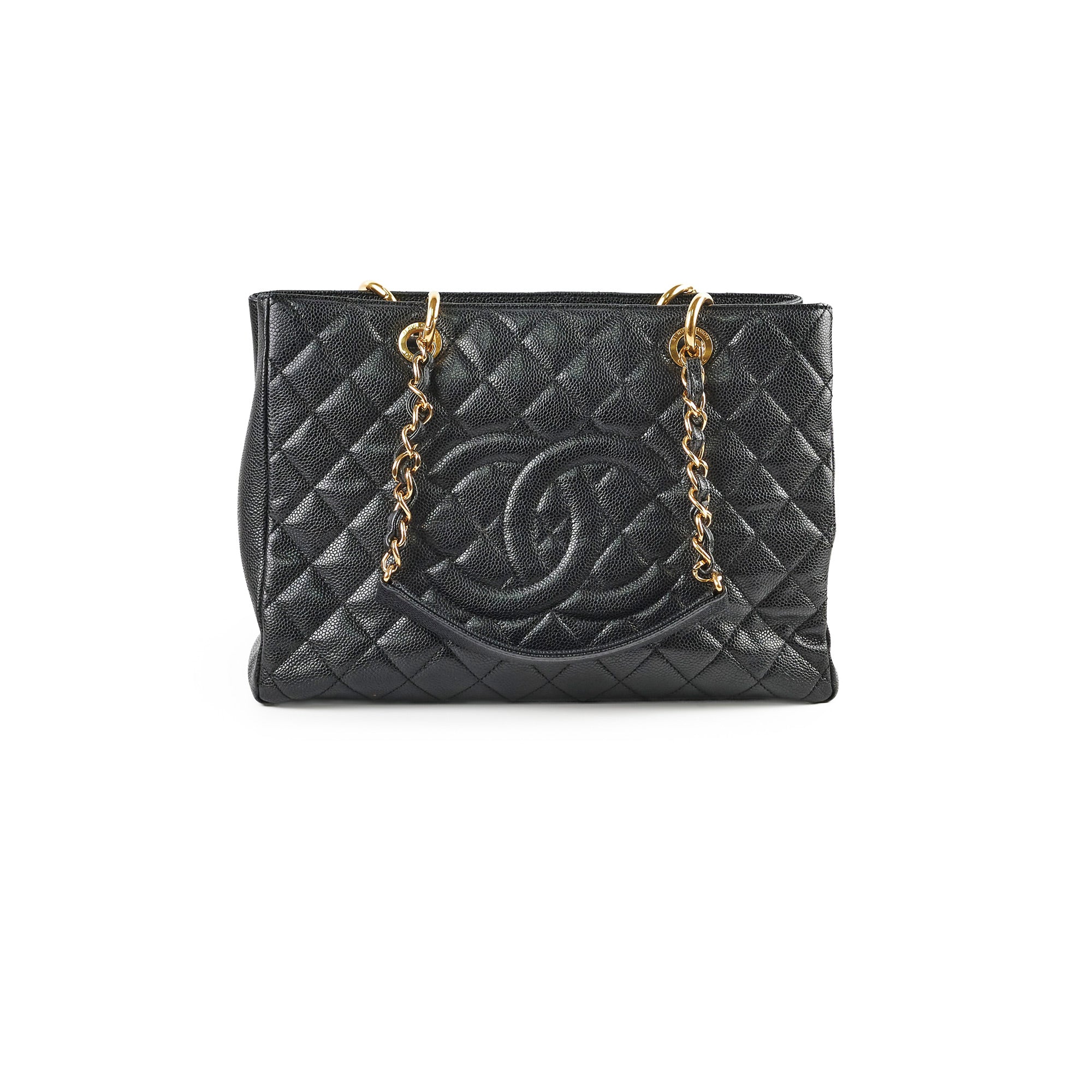 Chanel Caviar Leather Grand Shopping Tote GST Handbag - Luxury Designer Shoulder Bag for Women, Perfect for Work, Travel & Everyday Use