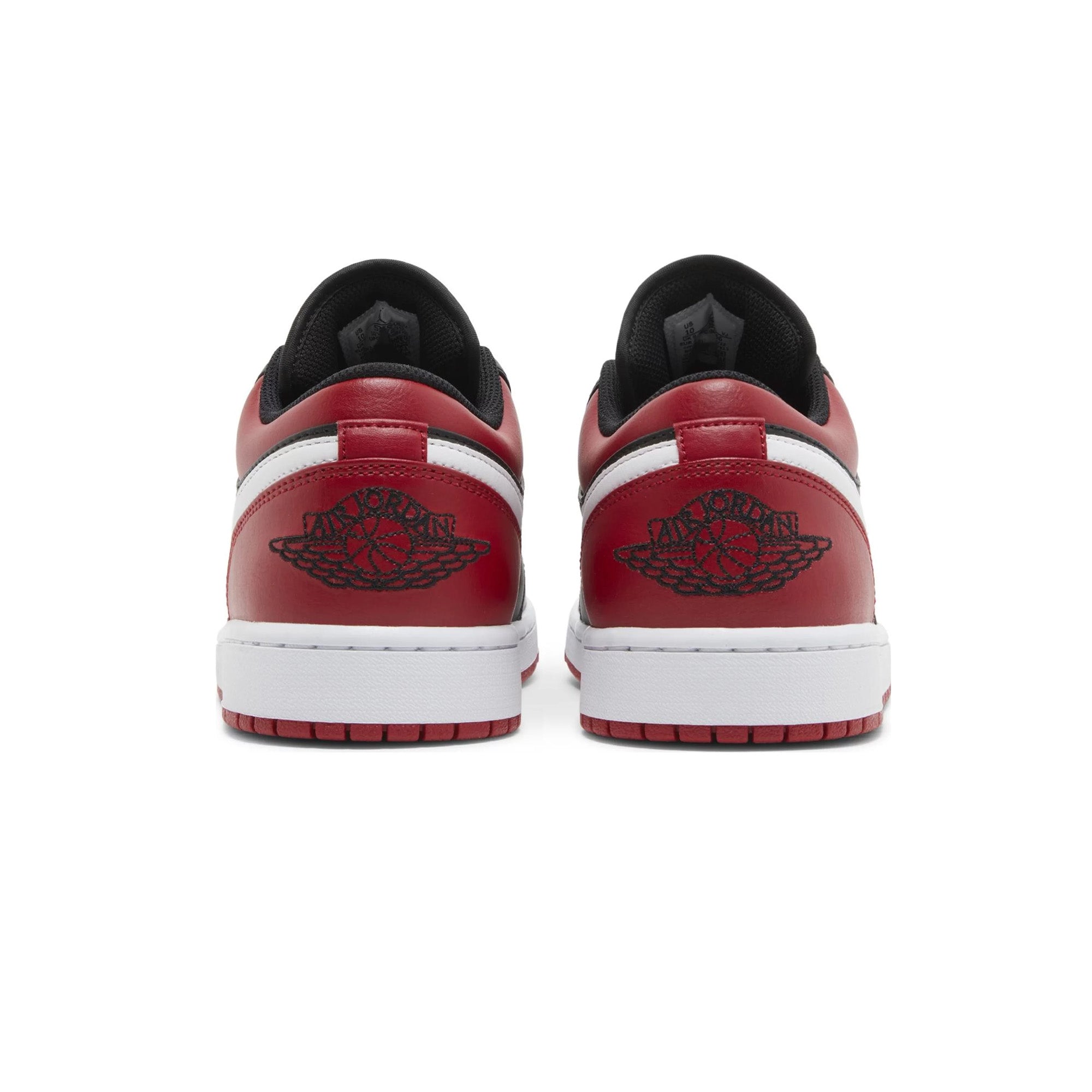 Air Jordan 1 Low 'Alternate Bred Toe' Men's Basketball Shoes - Black/Red-White Sneakers for Casual Wear & Street Style