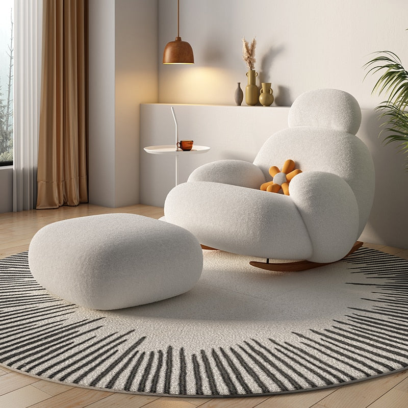 Premium Designer Soft Ultralight Lazy Sofa Chair - Modern Comfort for Living Room, Bedroom & Lounge - Perfect for Relaxing, Reading & Napping