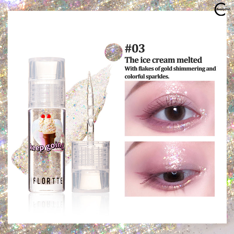 FLORTTE Heart Attack Liquid Eyeshadow - Long Lasting, Waterproof, Highly Pigmented Eye Makeup for Party, Date Night & Special Occasions