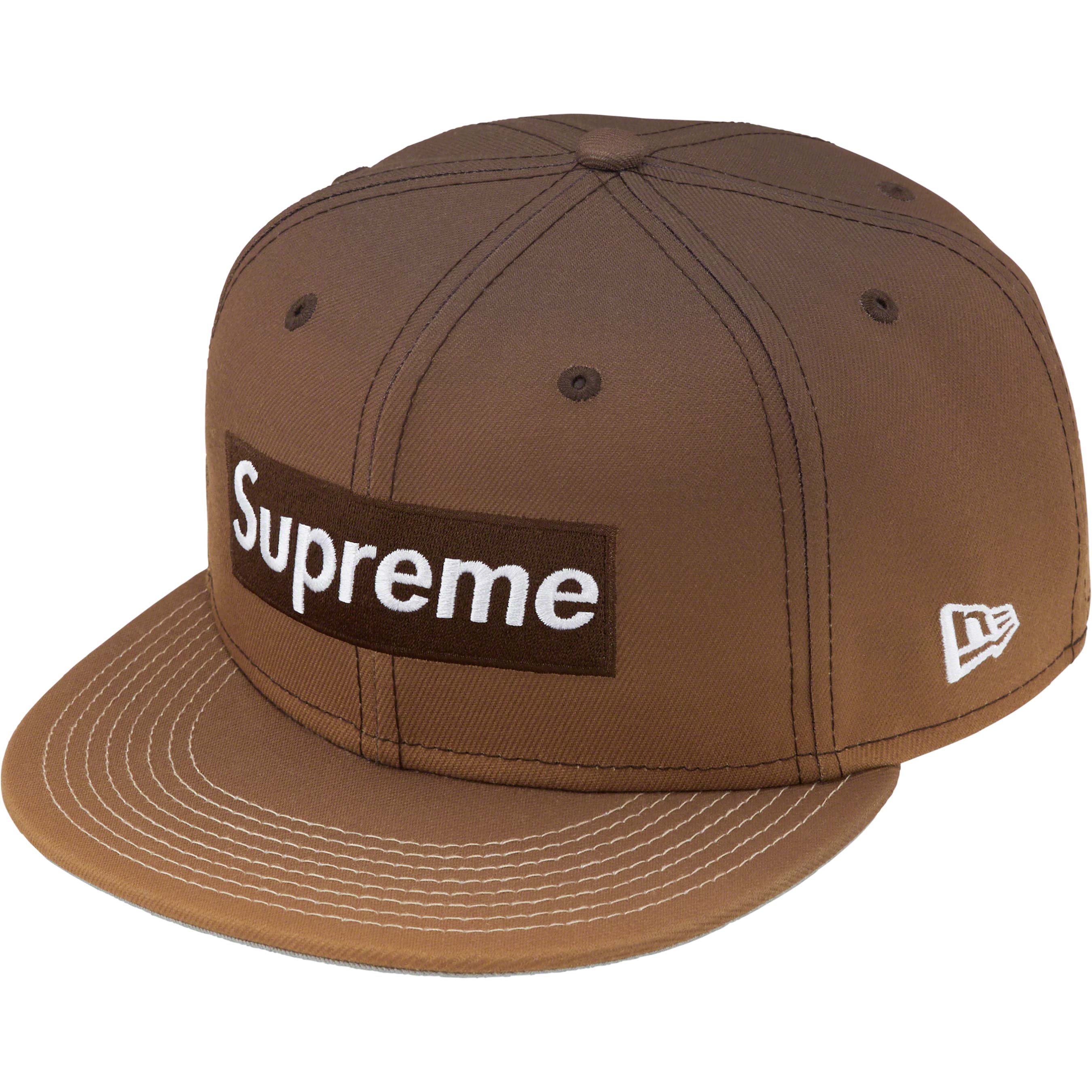 New Era Brown Gradient Box Logo Baseball Cap - Stylish & Trendy for Sports, Streetwear & Casual Outfits