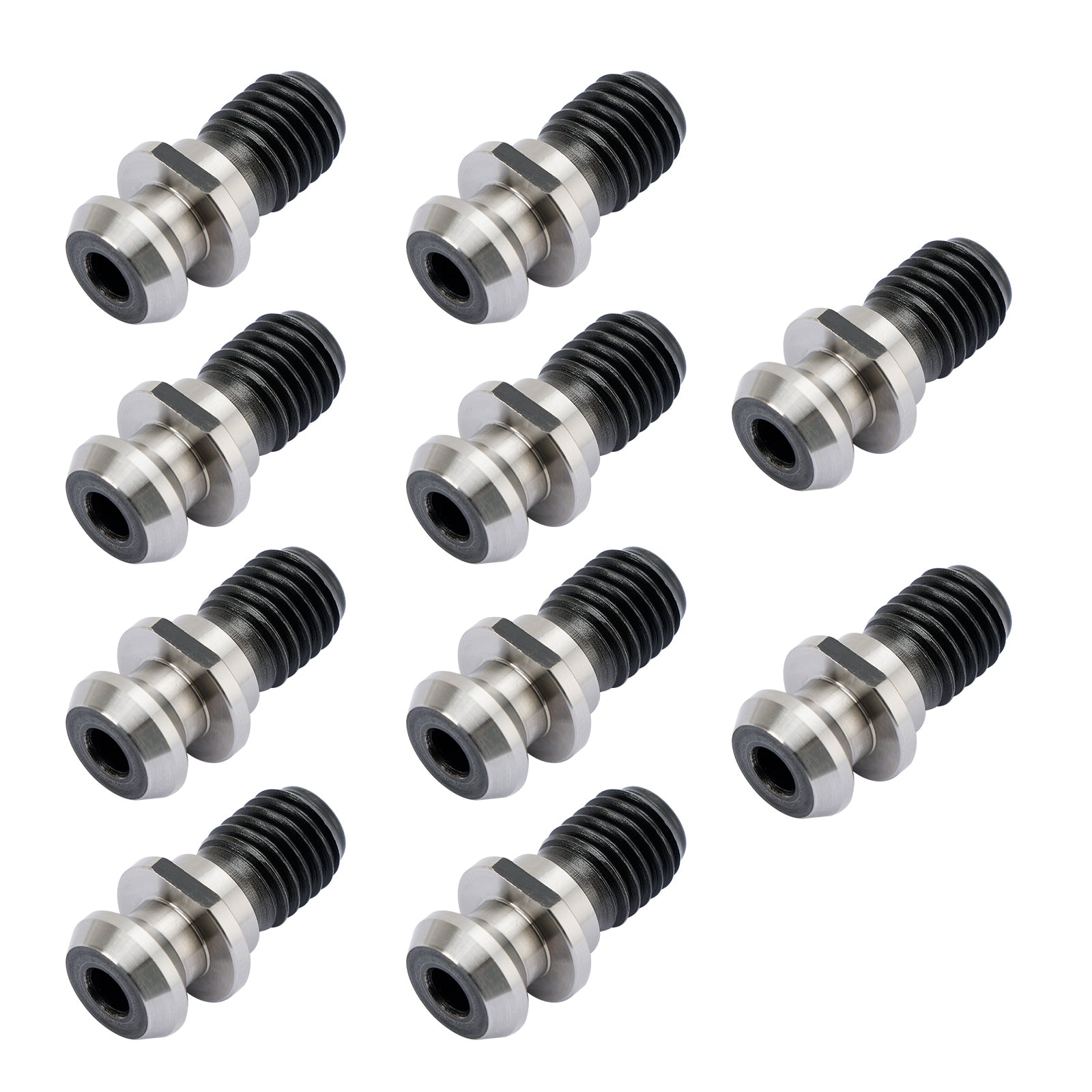 10Pcs CAT40 45° 0.740 Coolant Pull Stud Retention Knob for Mazak Fadal CNC Machines - High Precision Tool Holder Accessories for Milling, Drilling & Metalworking Operations