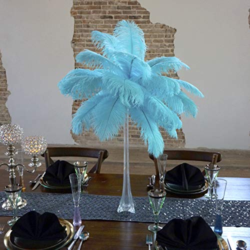 Clear Vase/Light Turquoise