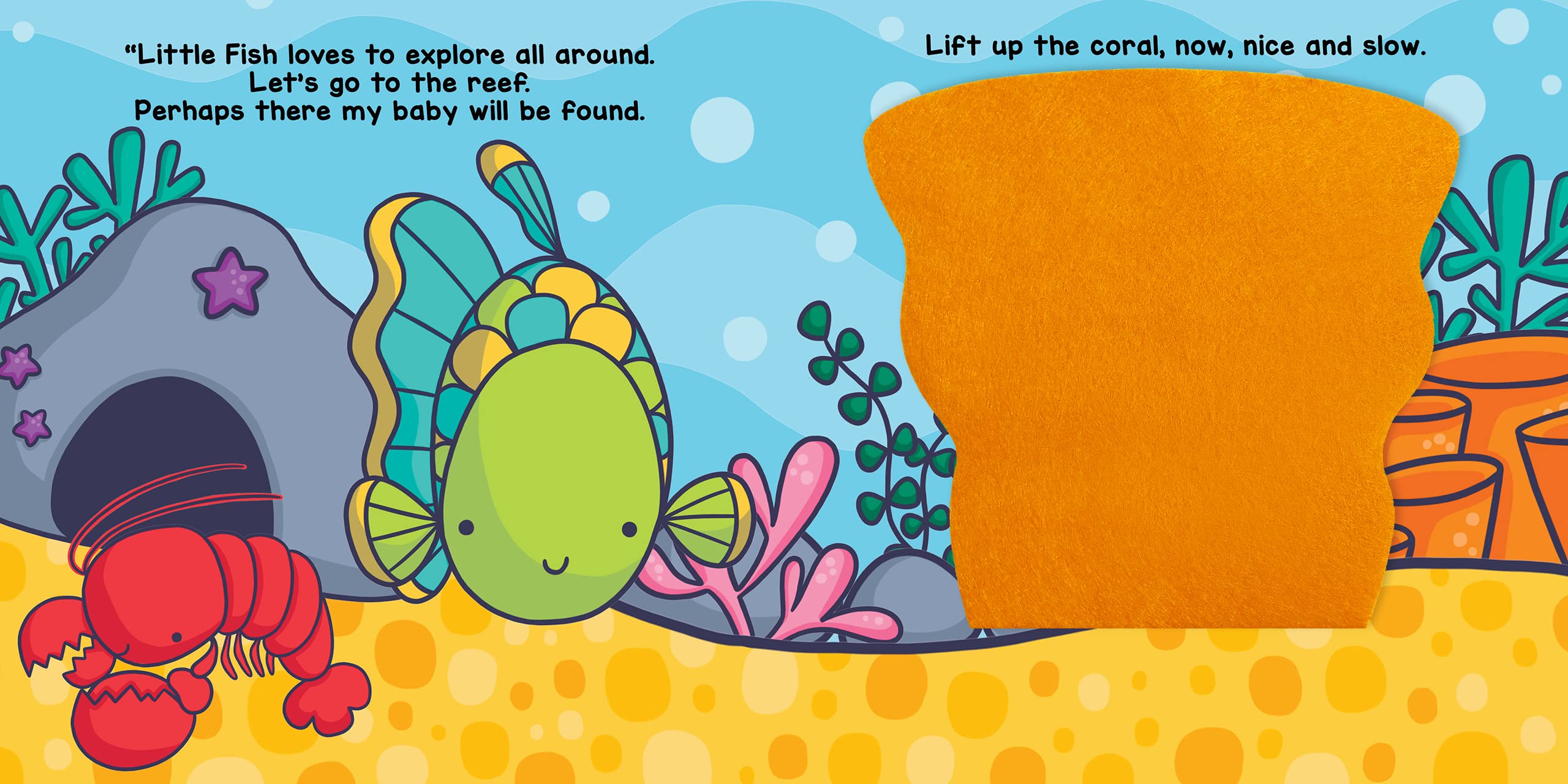Little Hippo Books Peek and Seek In the Ocean - Interactive Touch and Feel Board Book for Toddlers 1-3 Years | Sensory Learning & Early Education | Perfect for Bedtime Reading & Baby Shower Gifts