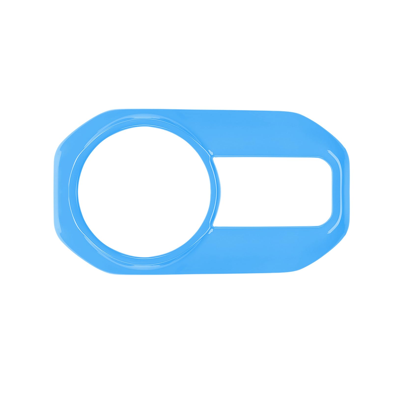 Jeep Wrangler JL JLU Gladiator JT Headlight Switch Button Trim Cover - Baby Blue Interior Accessory for 2018-2024 Models | Upgrade Your Jeep's Dashboard Style for Off-Road Adventures & Daily Driving