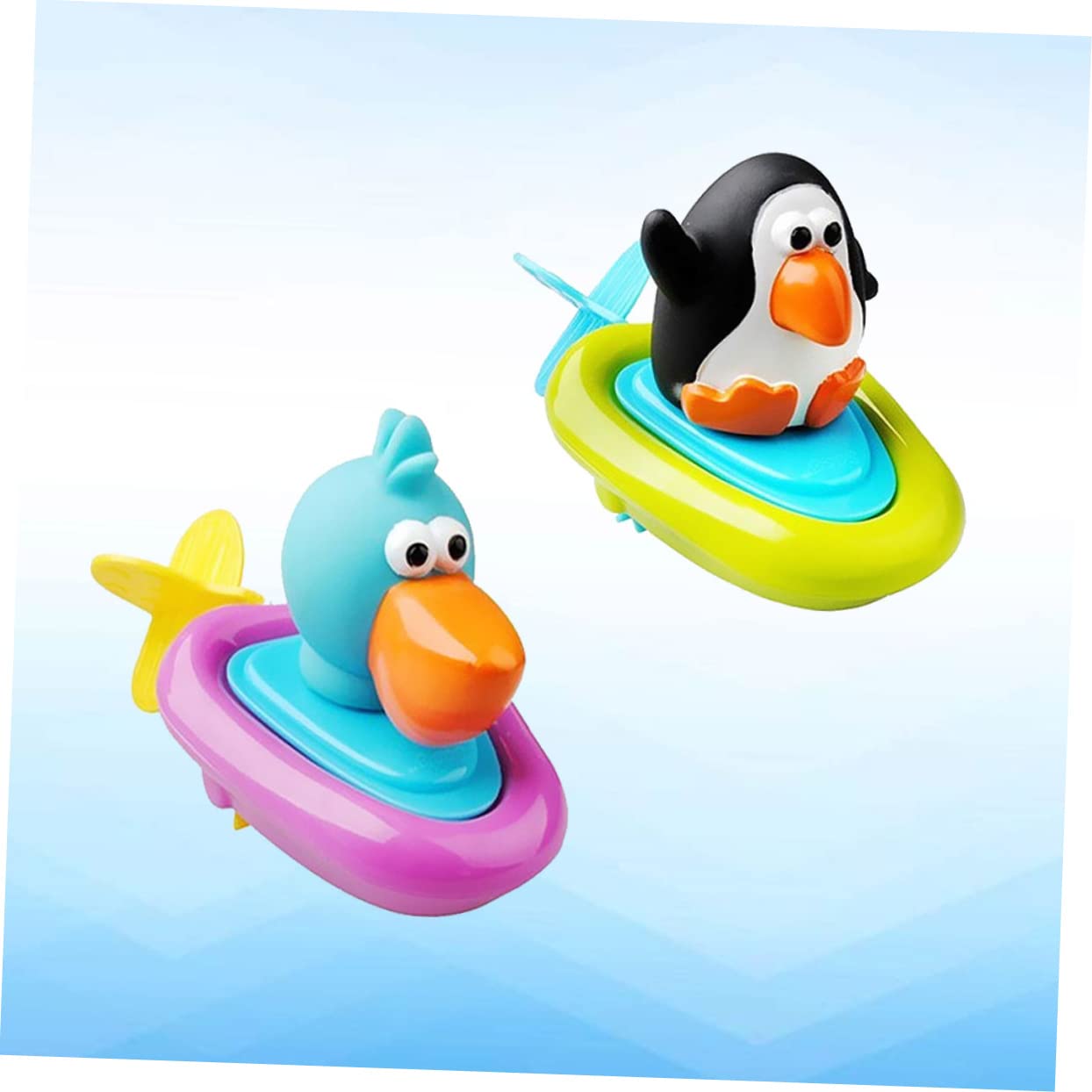 Totority 6-Piece Wind-Up Bath Toys Set for Kids - Fun Bathtub & Pool Floating Toys for Toddlers & Children - Perfect for Bath Time, Sensory Play & Water Activities