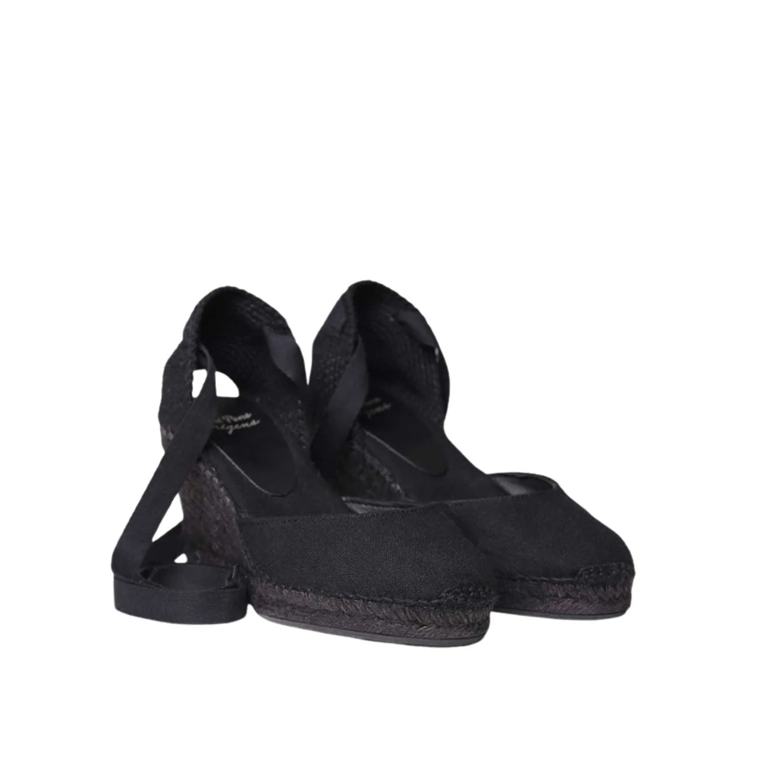 Florina Women's Plain Silk Wedge Espadrilles - Comfortable Summer Sandals for Beach, Vacation & Casual Outings
