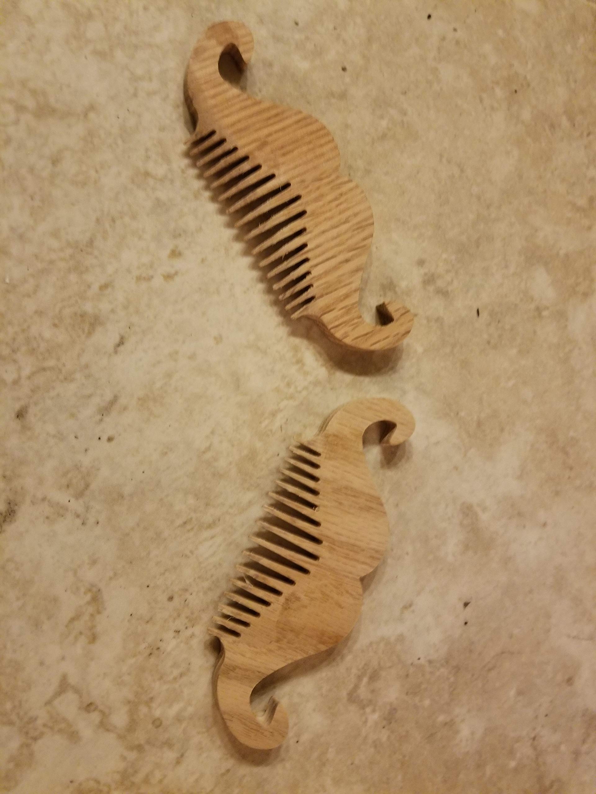 Premium Wooden Beard Comb for Men - Natural Sandalwood Grooming Tool for Soft & Tangle-Free Facial Hair - Perfect for Daily Styling, Travel & Gift Giving
