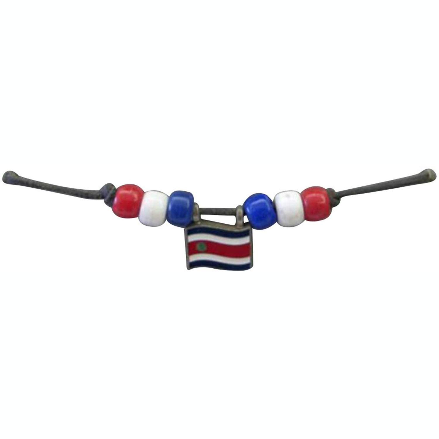 Patriotic Metal Pendant Fan Choker Necklace - USA Flag Design for Women | Perfect for 4th of July, Independence Day & National Pride Events