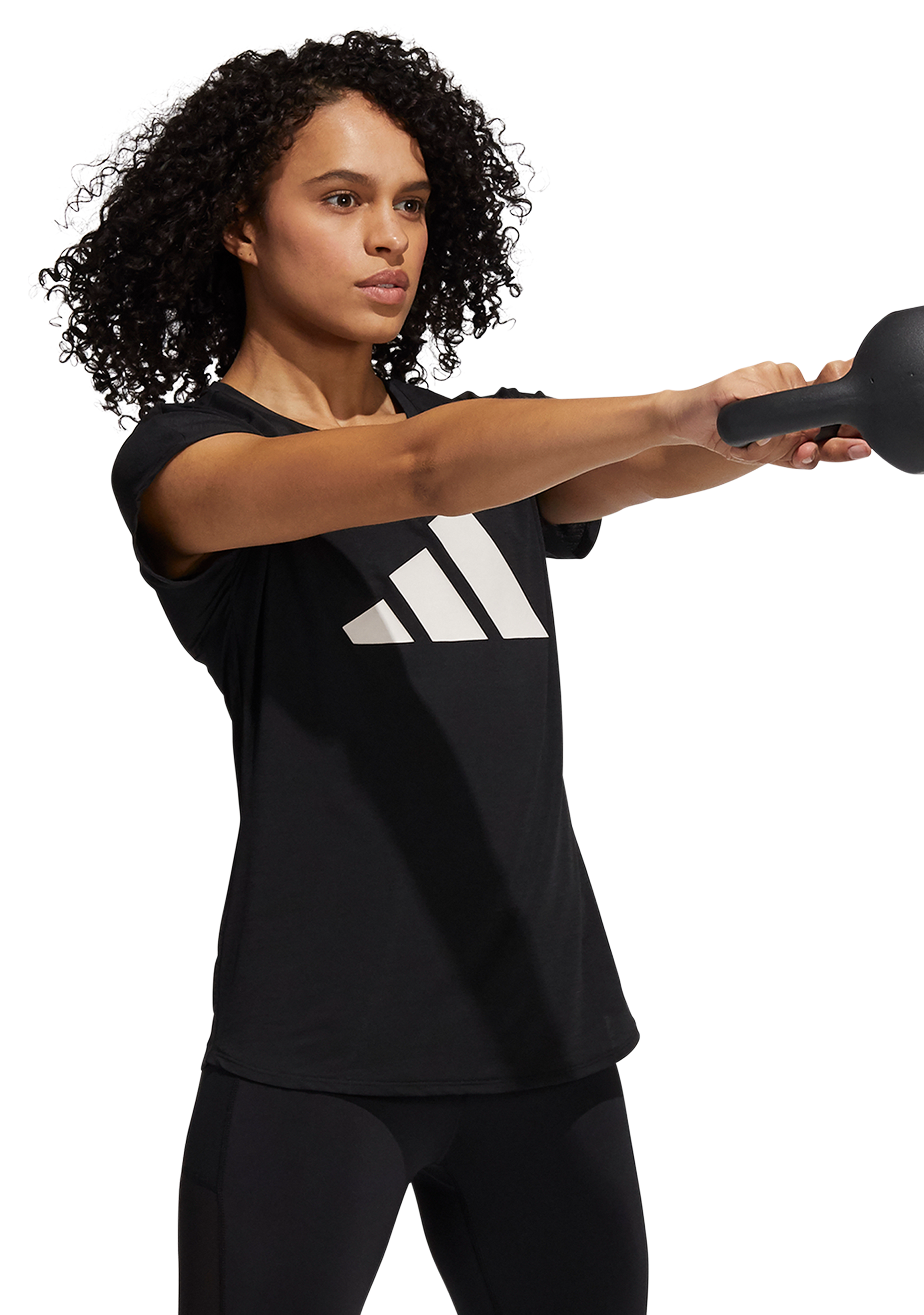 Adidas Women's 3-Stripe Training T-Shirt - Moisture-Wicking Workout Top for Gym, Running & Yoga | Athletic Performance Tee