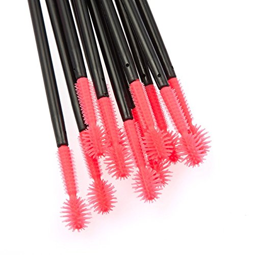 MELADY® 1000pcs Disposable Silicone Eyelash Brushes - Ball-Shaped Mascara Wands Applicator for Professional Makeup Kits | Perfect for Salon, Spa & Home Lash Extensions