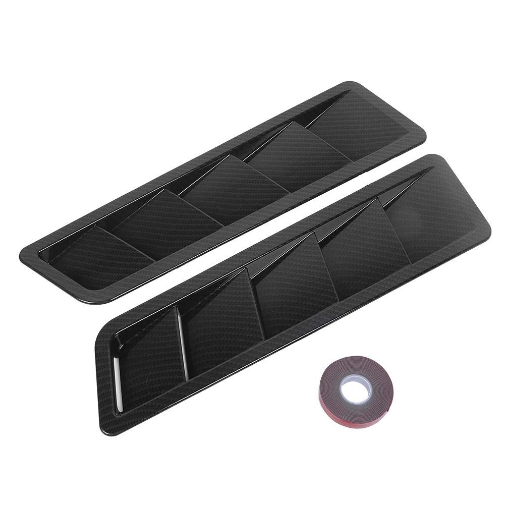 High-Performance ABS Car Hood Air Vent - Carbon Fiber Pattern Engine Cooling Intake Vent Cover for Enhanced Airflow & Style - Perfect for Sports Cars & Performance Upgrades