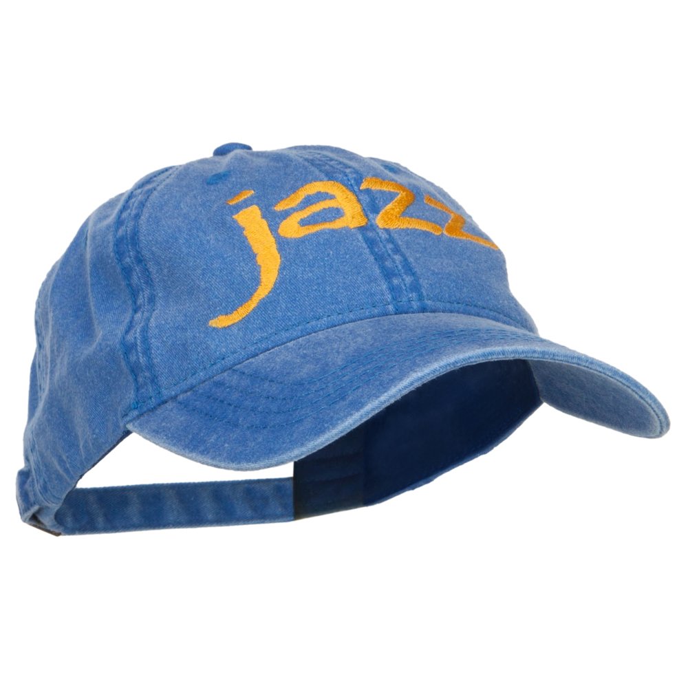 Stylish Jazz Embroidered Cotton Baseball Cap for Men & Women - Vintage Music Lover Hat for Concerts, Festivals & Casual Wear | e4Hats.com