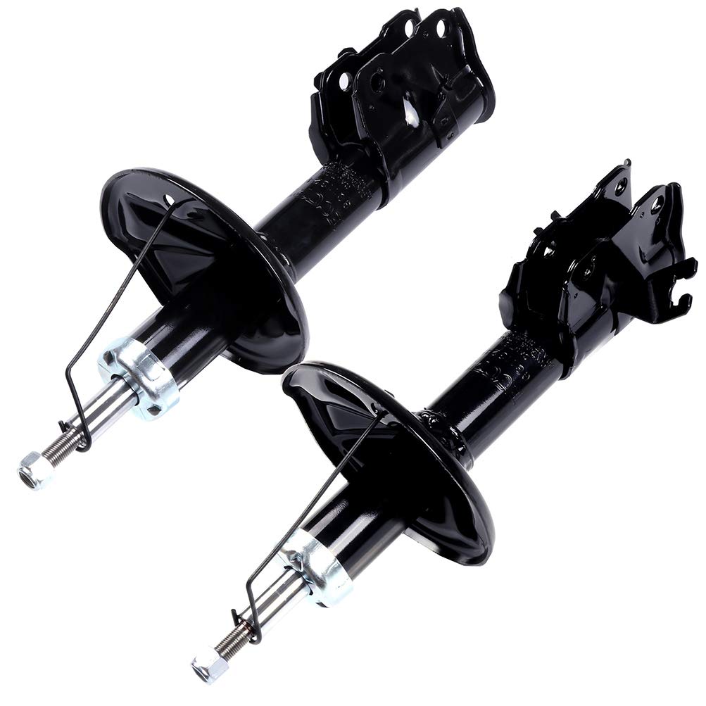 ROADFAR 2-Piece Front Shock Absorber Set - Compatible with 1997-2002 Mitsubishi Mirage | Durable Suspension Struts for Smoother Ride | Perfect for City Commuting & Road Trips
