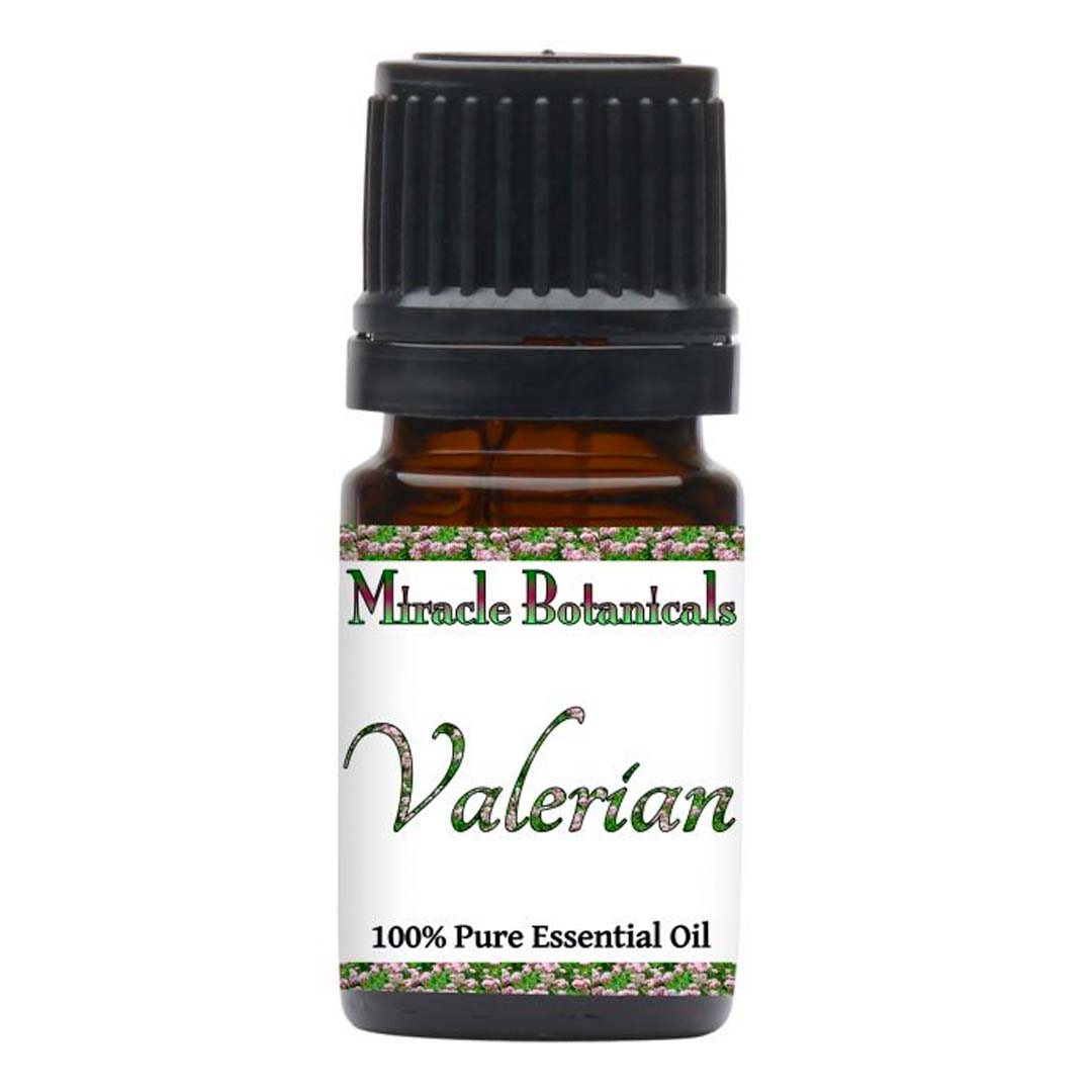 Organic Valerian Root Essential Oil - 100% Pure, Wildcrafted Valeriana Officinalis for Aromatherapy, Stress Relief & Better Sleep - Natural Relaxation & Calming Essential Oil for Diffusers, Massage & Bath