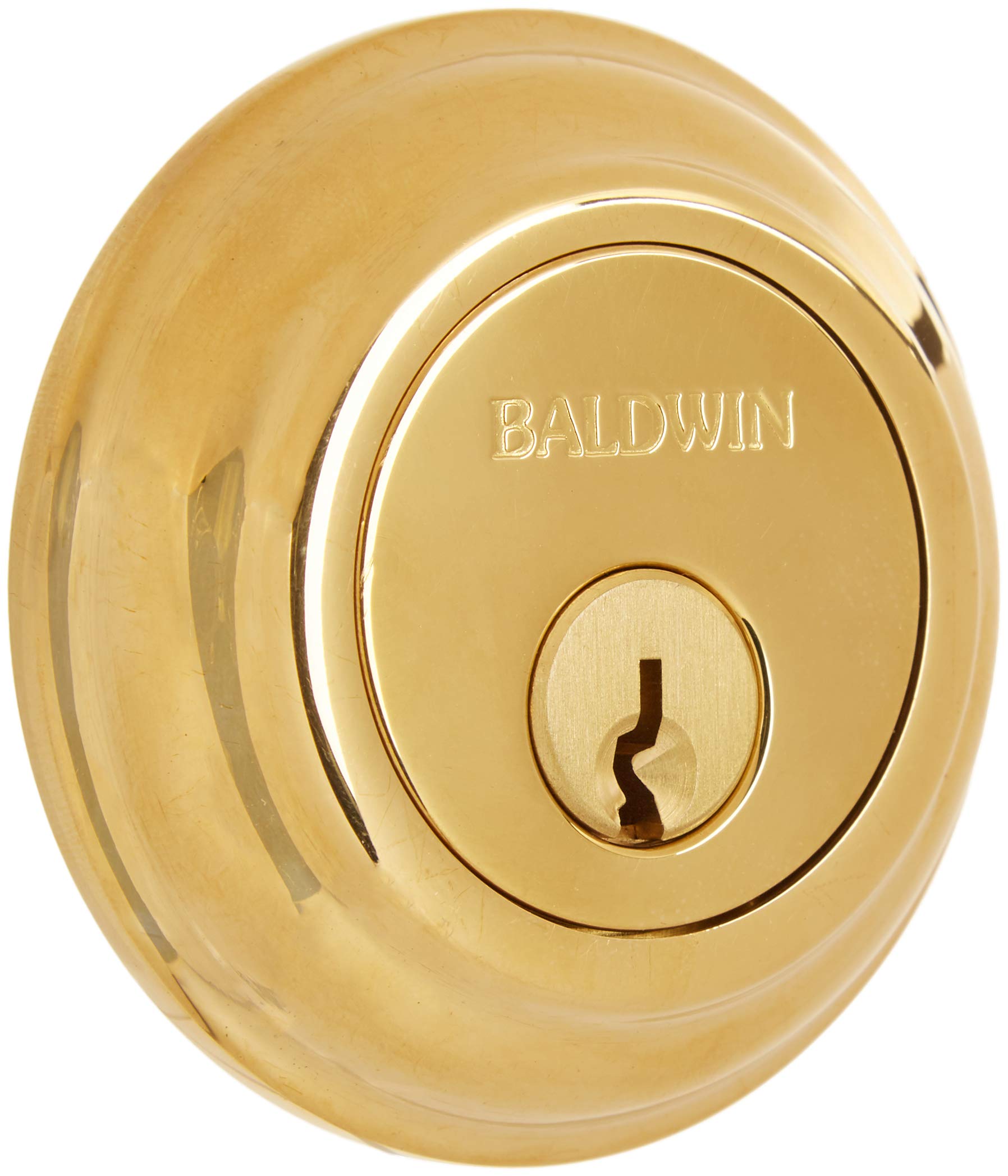 Baldwin Hardware 8232.031 Deadbolt Lock - High Security Keyed Entry Door Lock for Home & Office - Durable Brass Construction for Exterior/Interior Doors