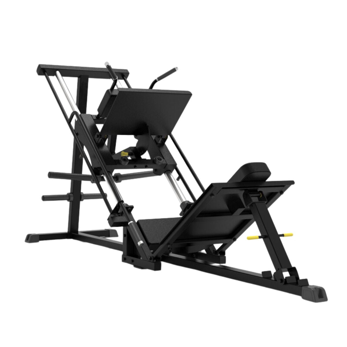 Gronk Fitness Plate Loaded Leg Press and Hack Squat Machine - Heavy Duty Home Gym Equipment for Strength Training | Perfect for Leg Workouts, Squats, and Lower Body Exercises
