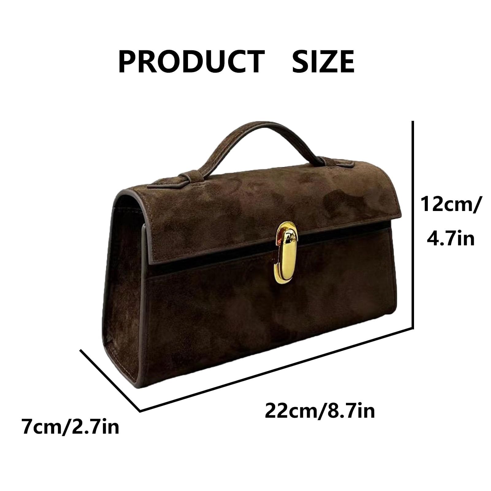Genuine Leather Women's Handbag Satchel Purse - Designer Coffee Color Crossbody Bag for Work, Travel & Everyday Use