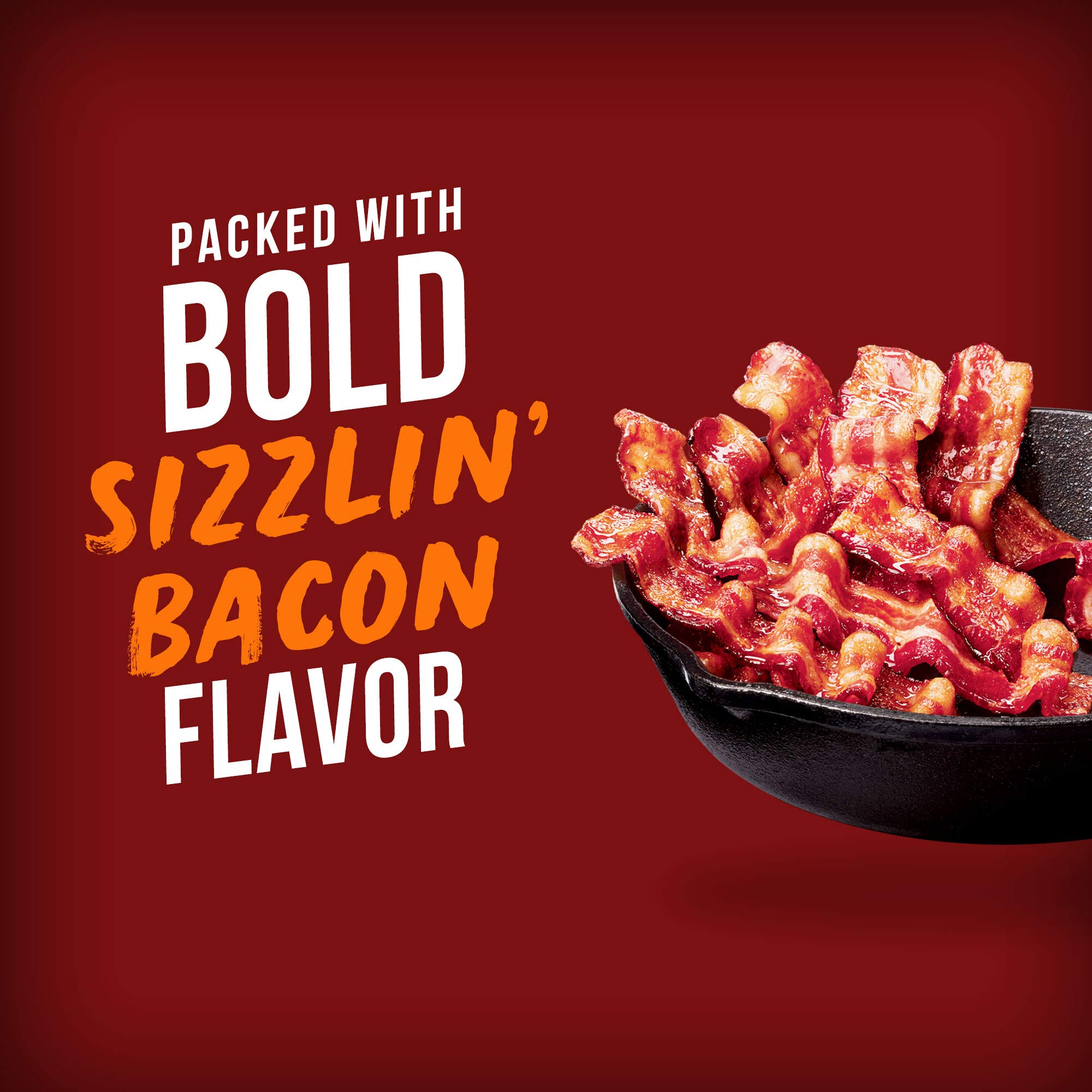 BIGS Sizzlin' Bacon Flavored Sunflower Seeds - Keto Friendly, Low Carb Snack - 5.35oz Bags (Pack of 12) - Perfect for Road Trips, Game Day & Healthy On-the-Go Snacking