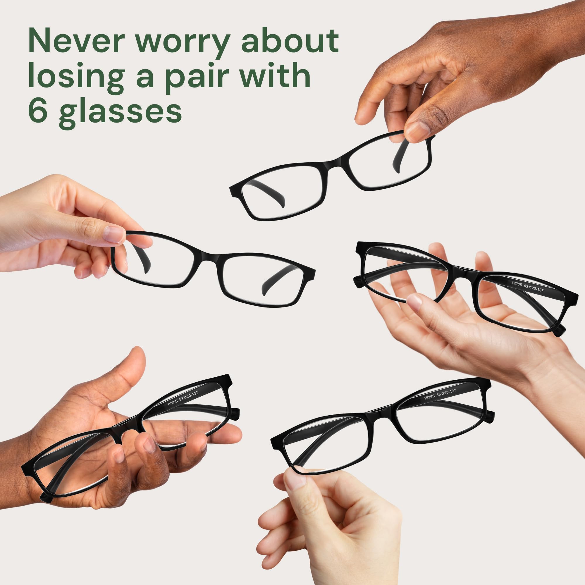 Blue Light Reading Glasses for Men & Women - Computer & Office Use