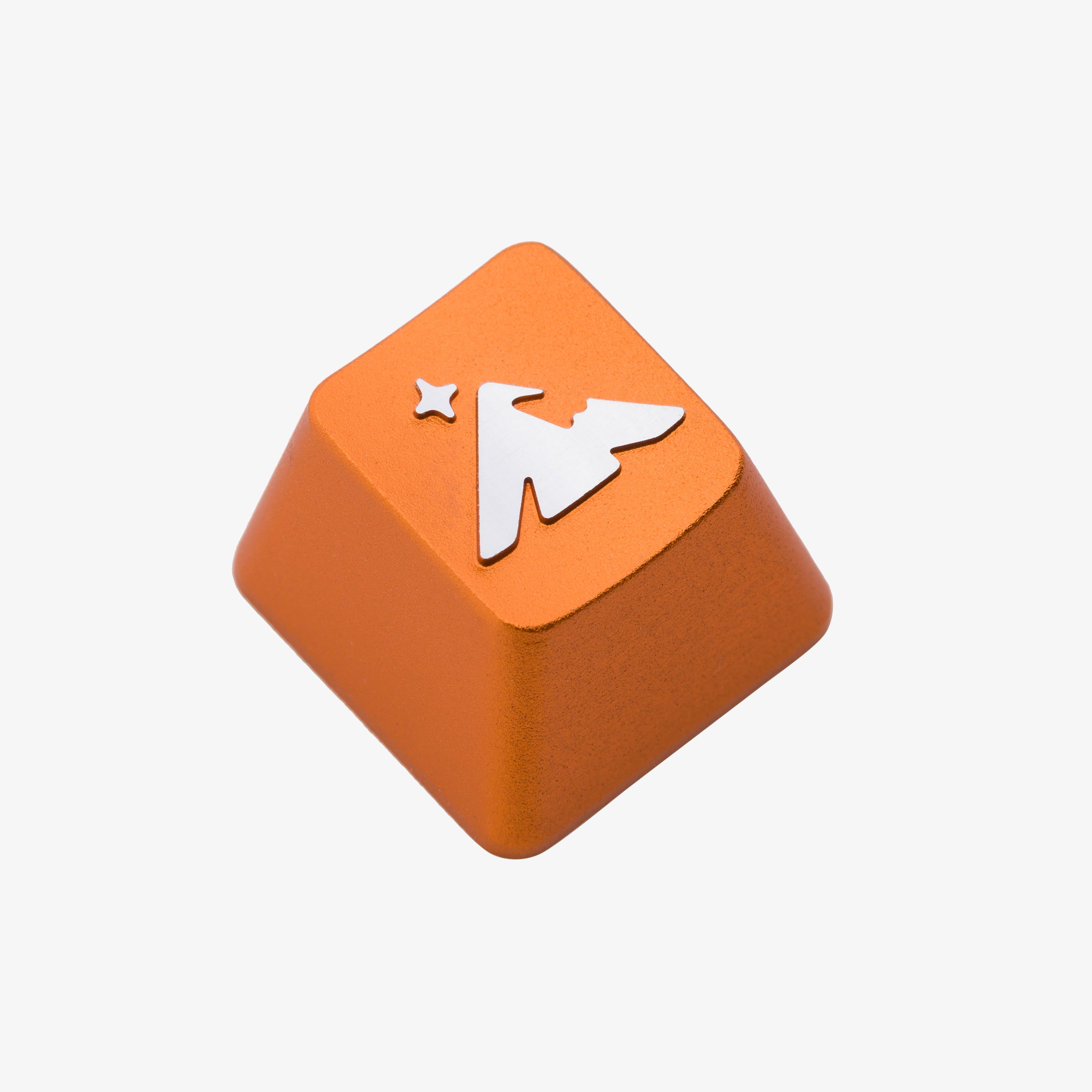 Higround Summit Artisan Keycap - Orange Mechanical Keyboard Keycap for Gaming & Typing - Perfect for PC, Mac, and Custom Keyboard Enthusiasts